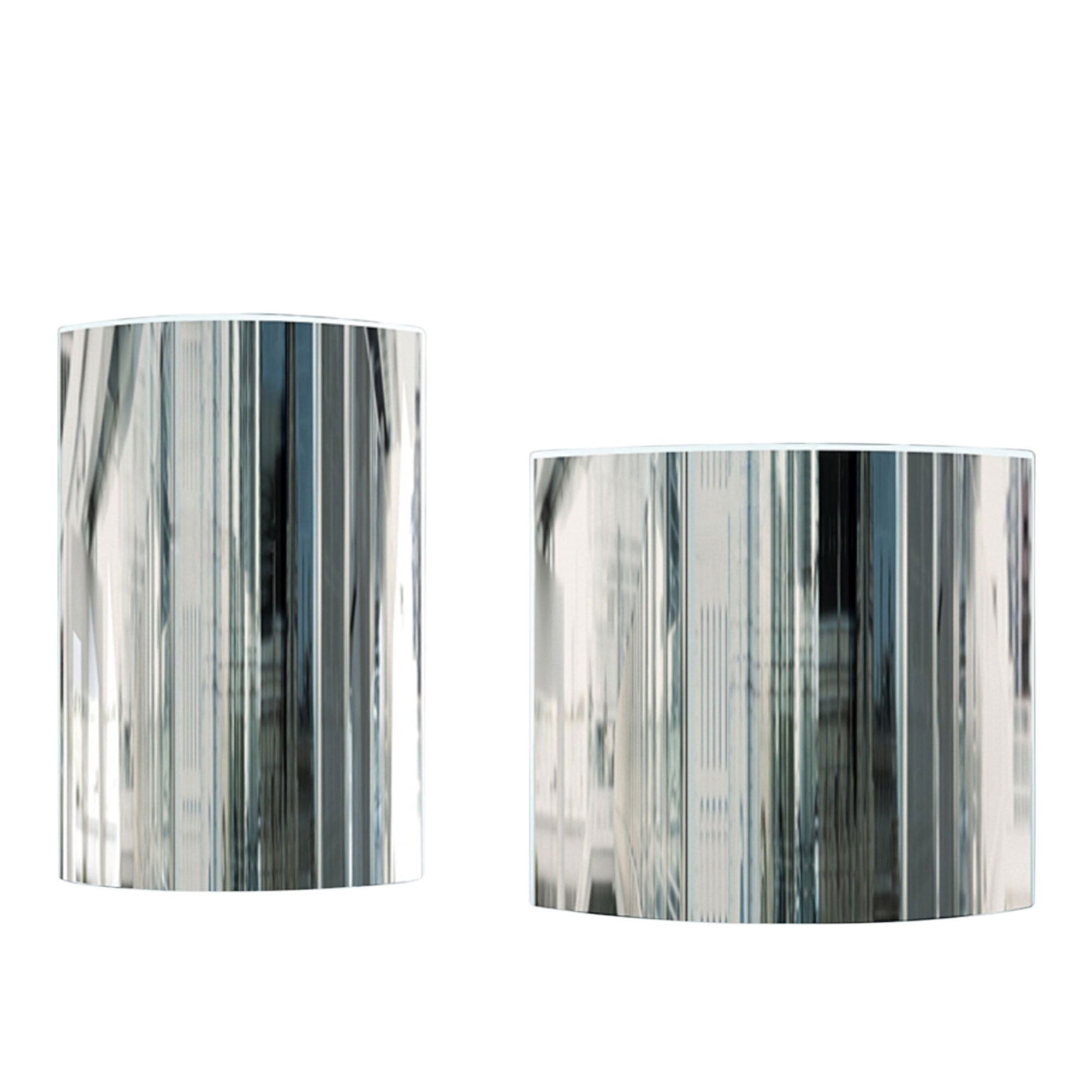 Glas Italia - PRP02 PRISM Partition Mirror  - Helkroppsspeglar - Tokujin Yoshioka - Transparent