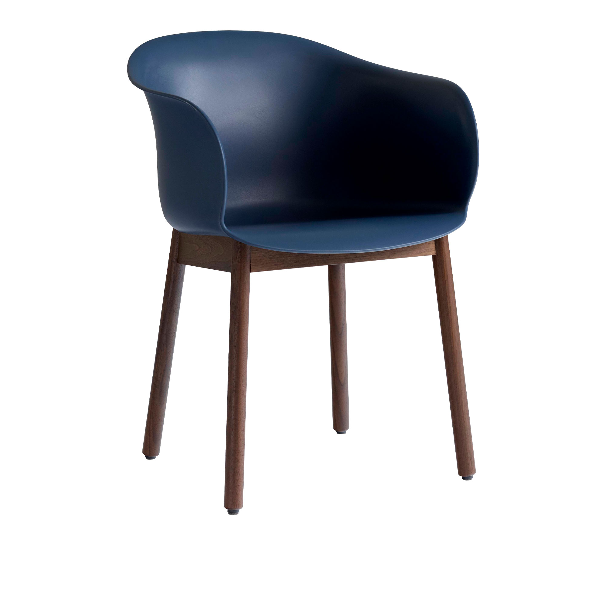 &Tradition - Elefy JH30 - Midnight Blue/Walnut - Matstolar - Jaime Hayón - Blå - Trä/Plast