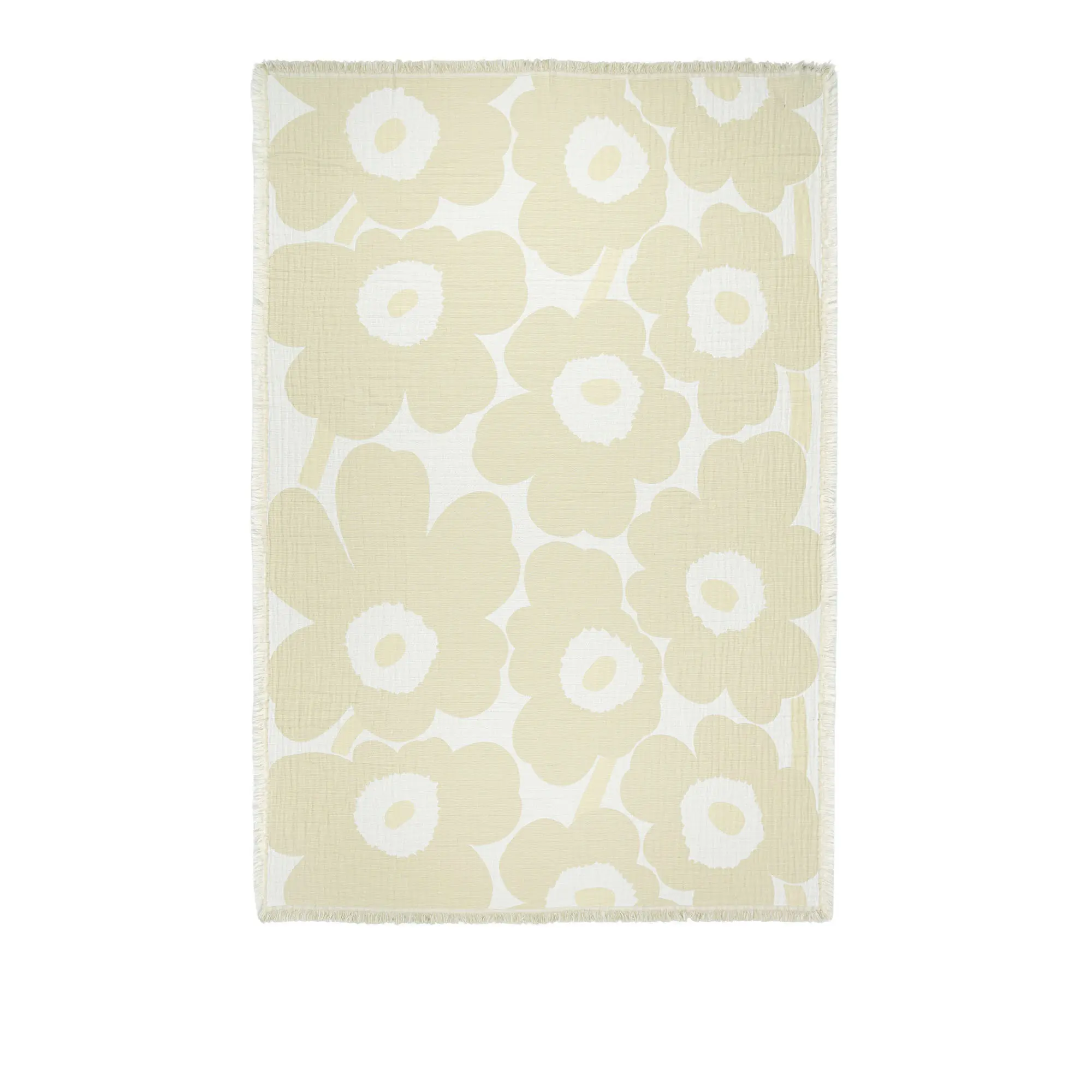 Unikko jacquard pläd 150x220 cm