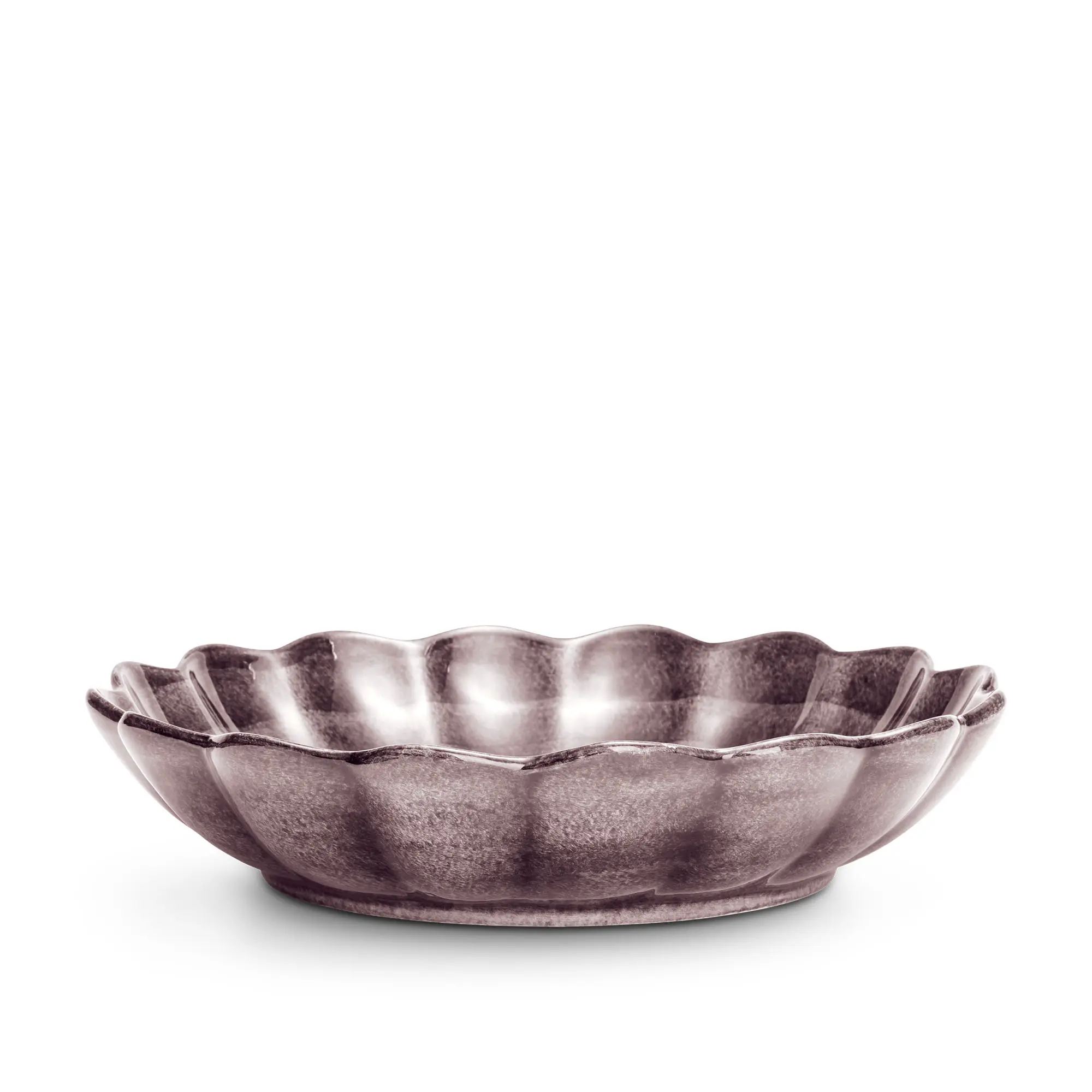 Oyster Skål 31 cm Plomme