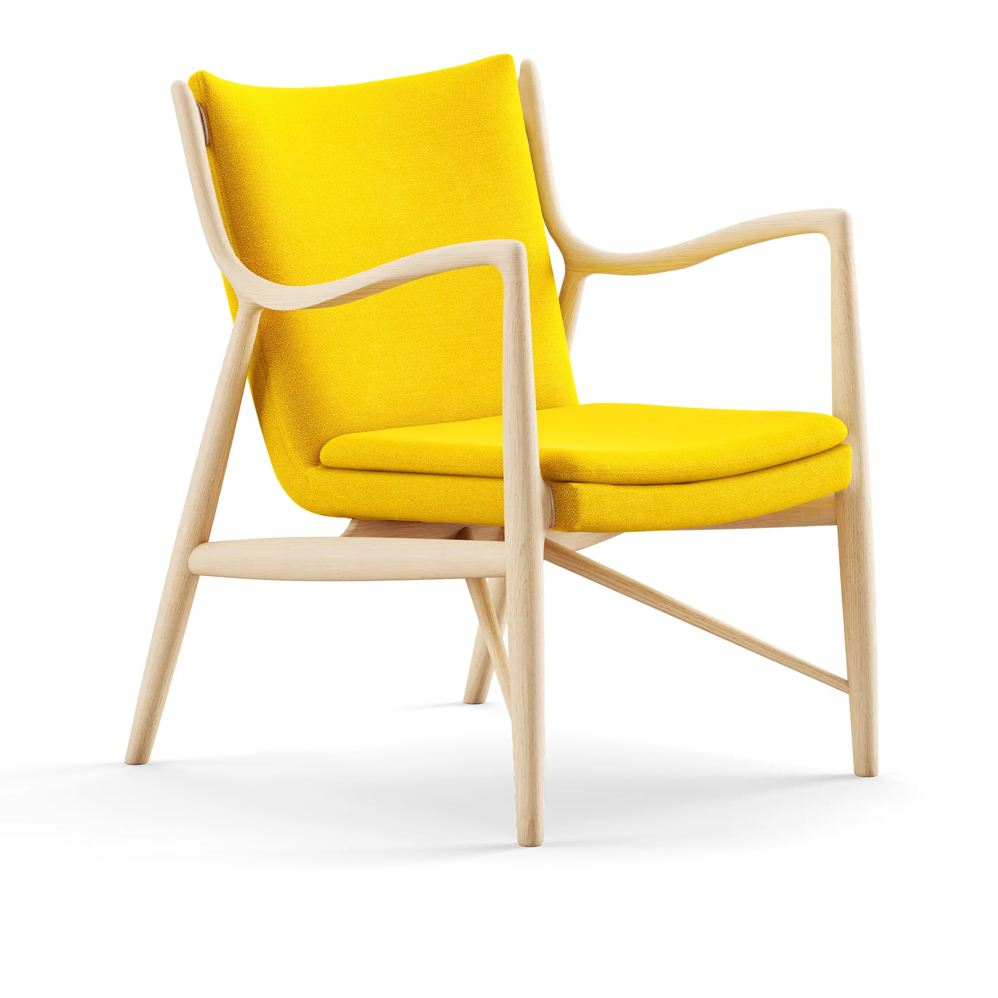 45 fåtölj Clear oiled oak
