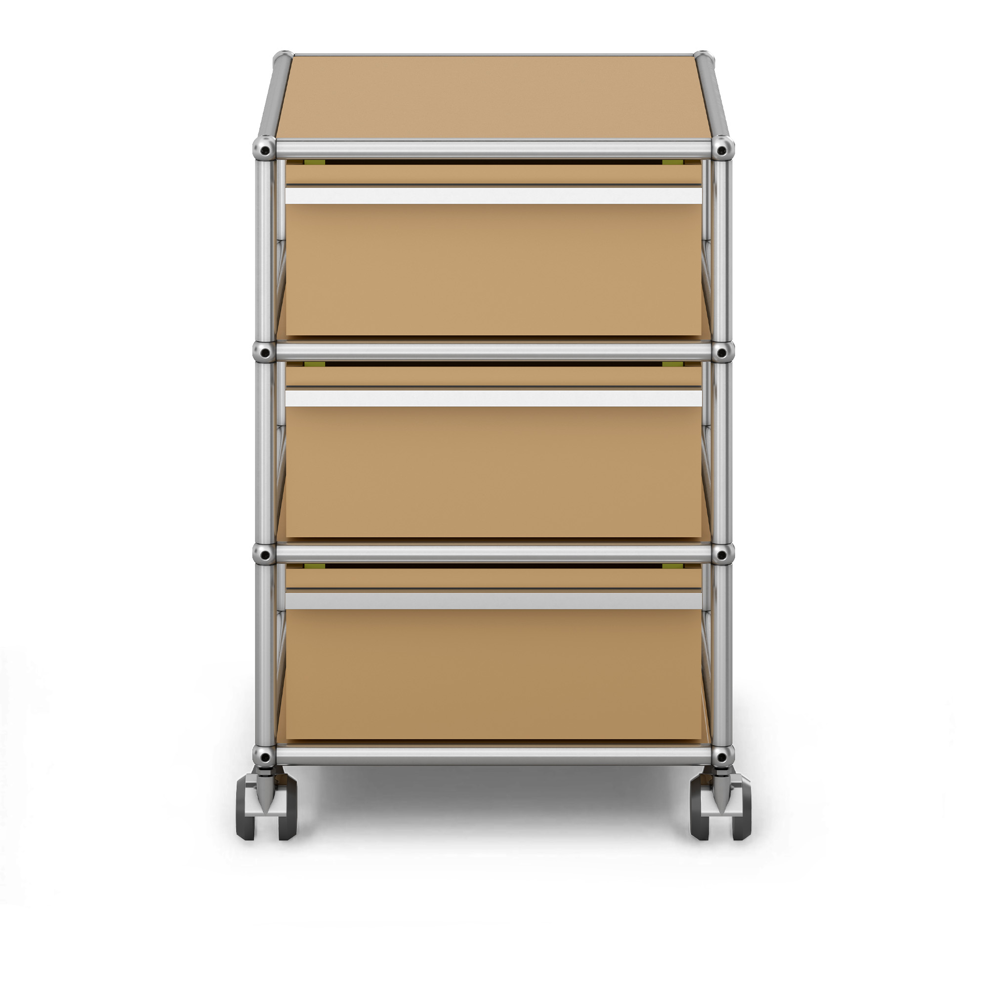 USM - USM Haller Mobile Pedestal M26 USM Beige - Hurtsar - Fritz Haller & Paul Schärer - Beige | Möbler - Förvaring Och Hyllor - Hurtsar | Möbelexperten