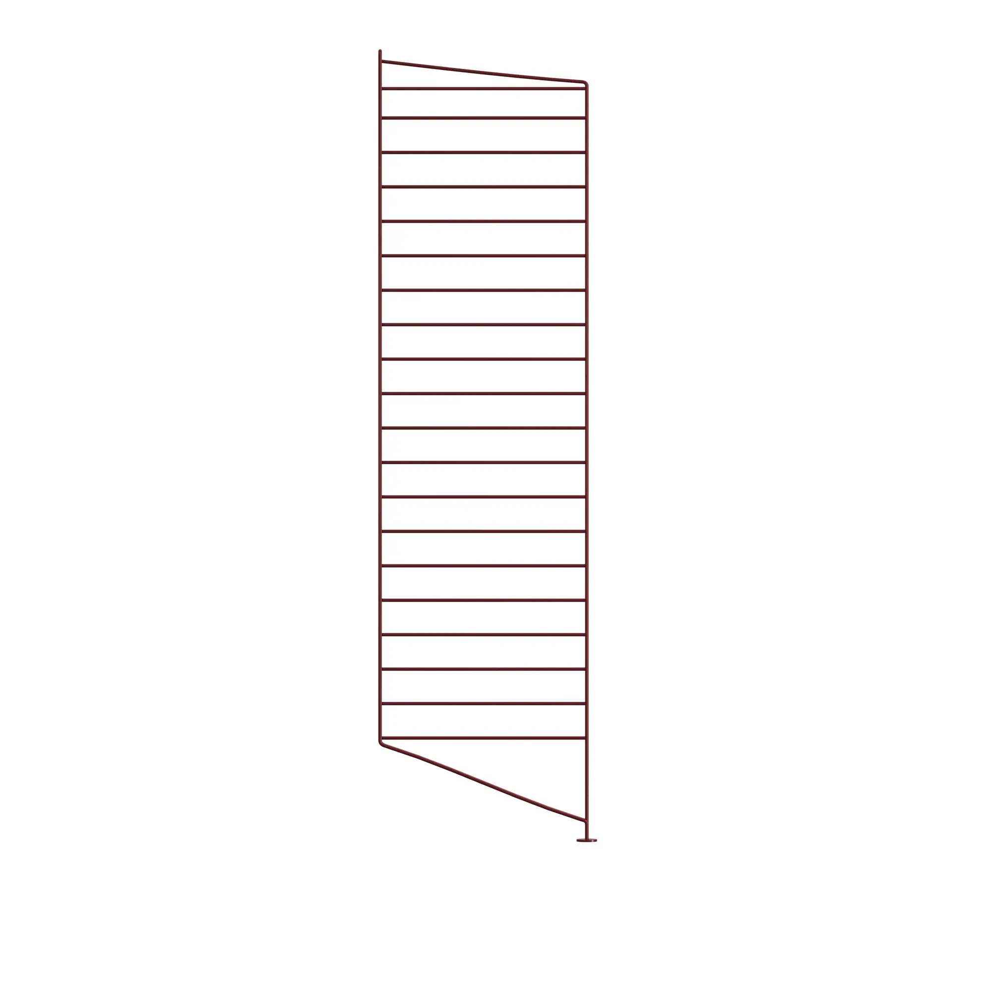 Golvgavel 115 x 30 cm 1-pack mörkröd