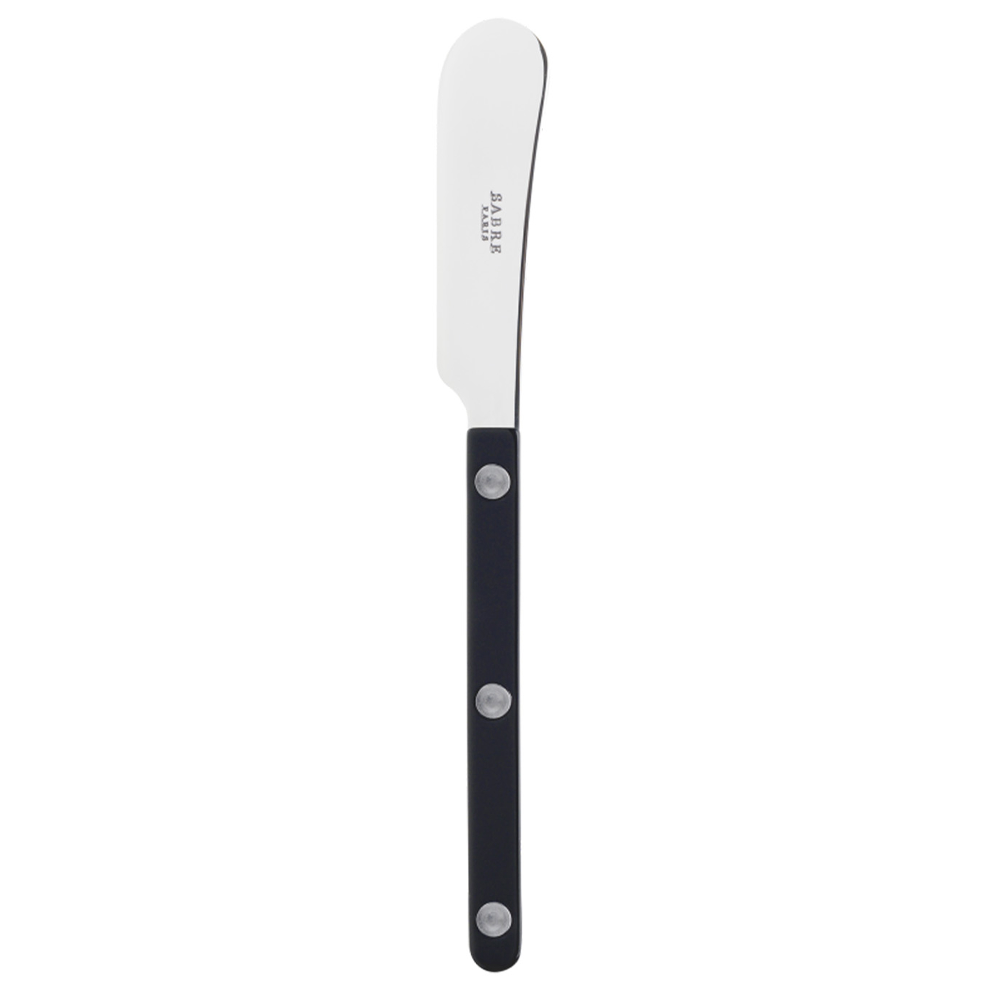 Sabre Paris - Bistrot Butter Spreader Solid - Black - Smörknivar - Svart | Servering - Bestick - Smörknivar | Möbelexperten