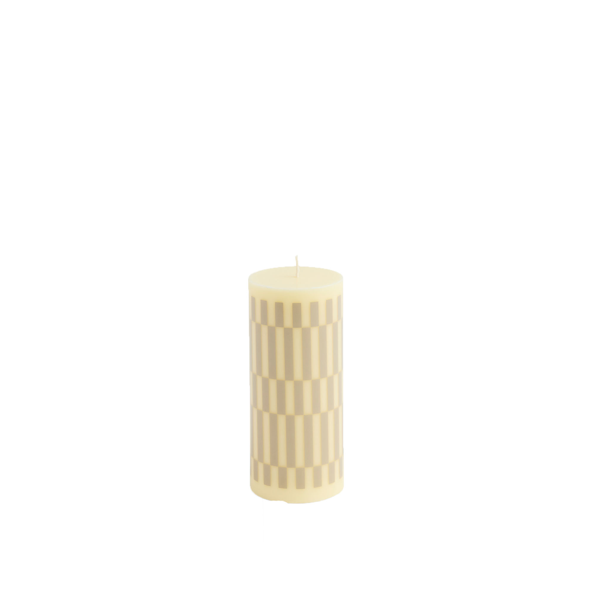 HAY - Column Candle Small Cream And Sand - Ljus - Flerfärgad