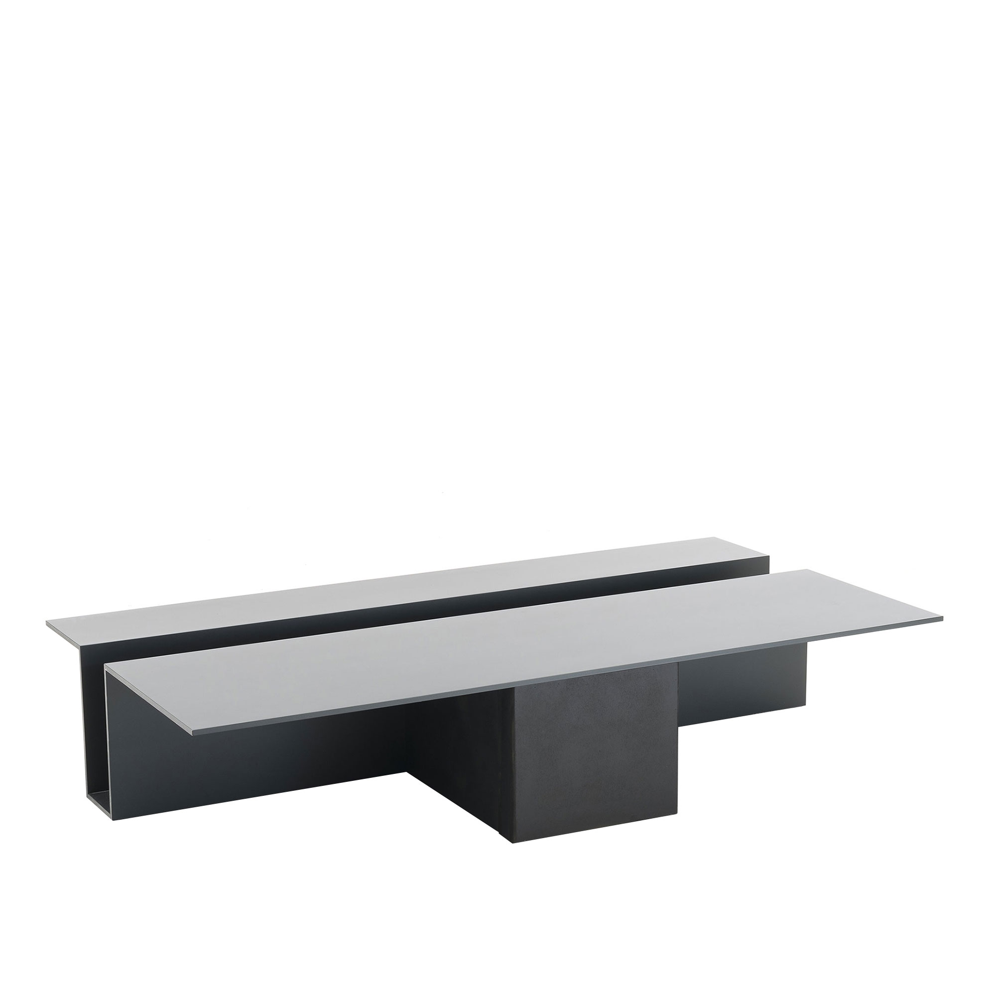 Living Divani - Grek Table, 110 cm, Lacquered Matt Black - Sofabord - Gabriele & Oscar Buratti - Svart - MDF/Metall/Plast