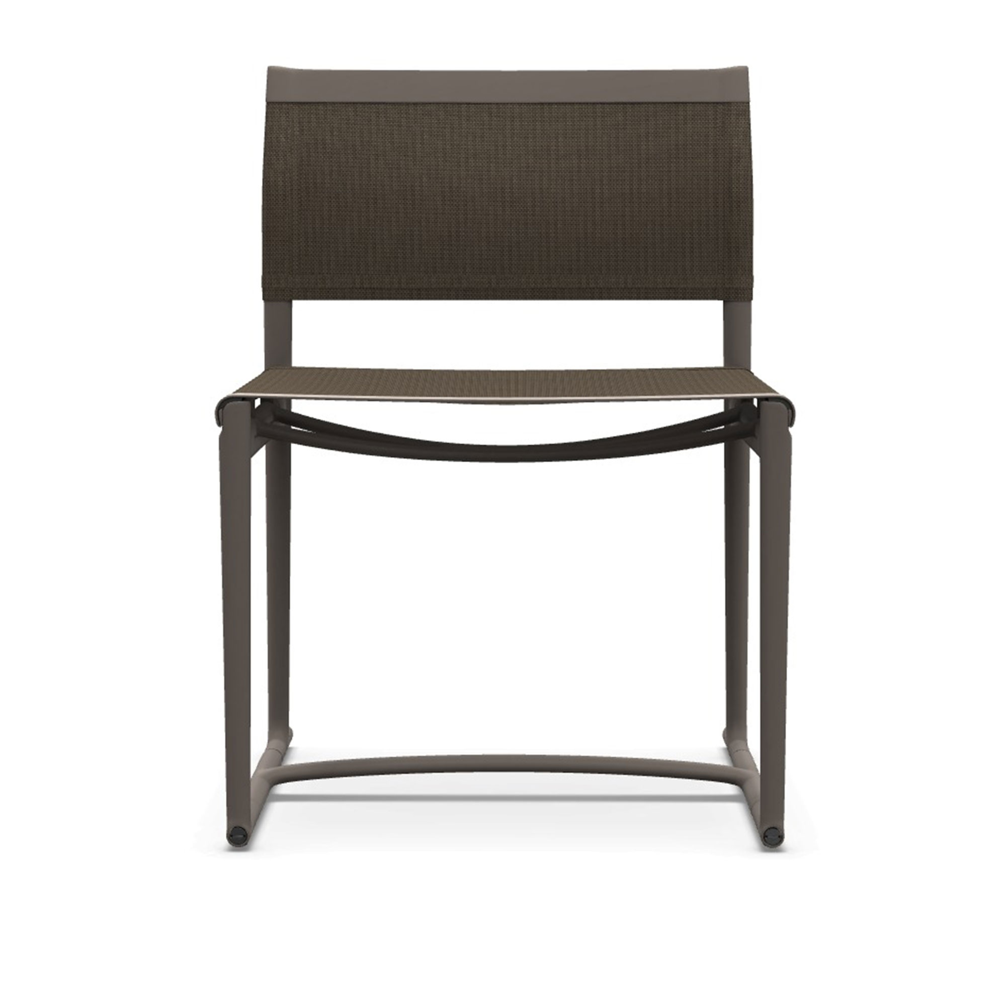 B&B Italia - Mirto Outdoor Chair MI58S, Tortora Painted - Matstolar utomhus - Antonio Citterio - Beige - Metall