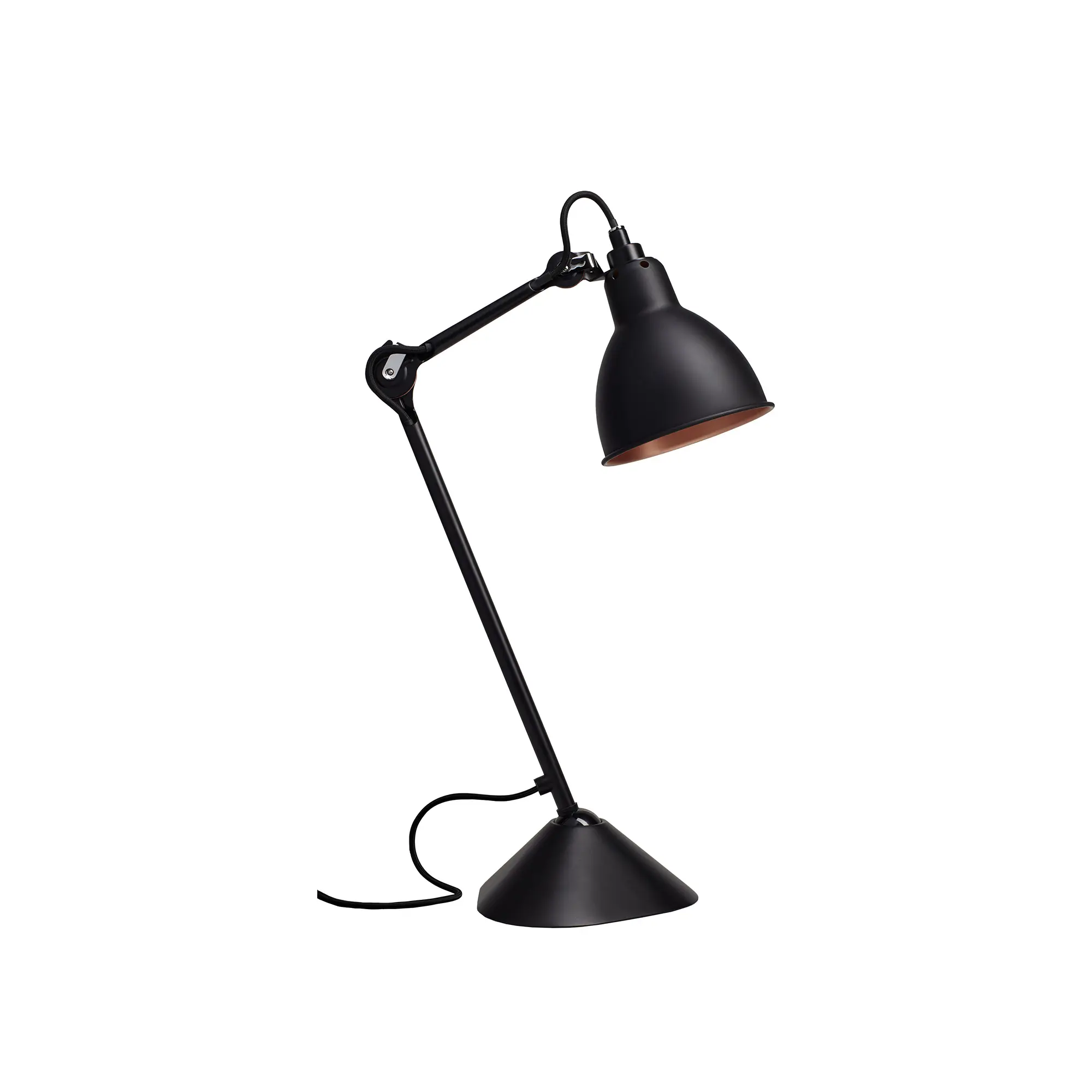 Lampe Gras No205 - Round - Svart bas