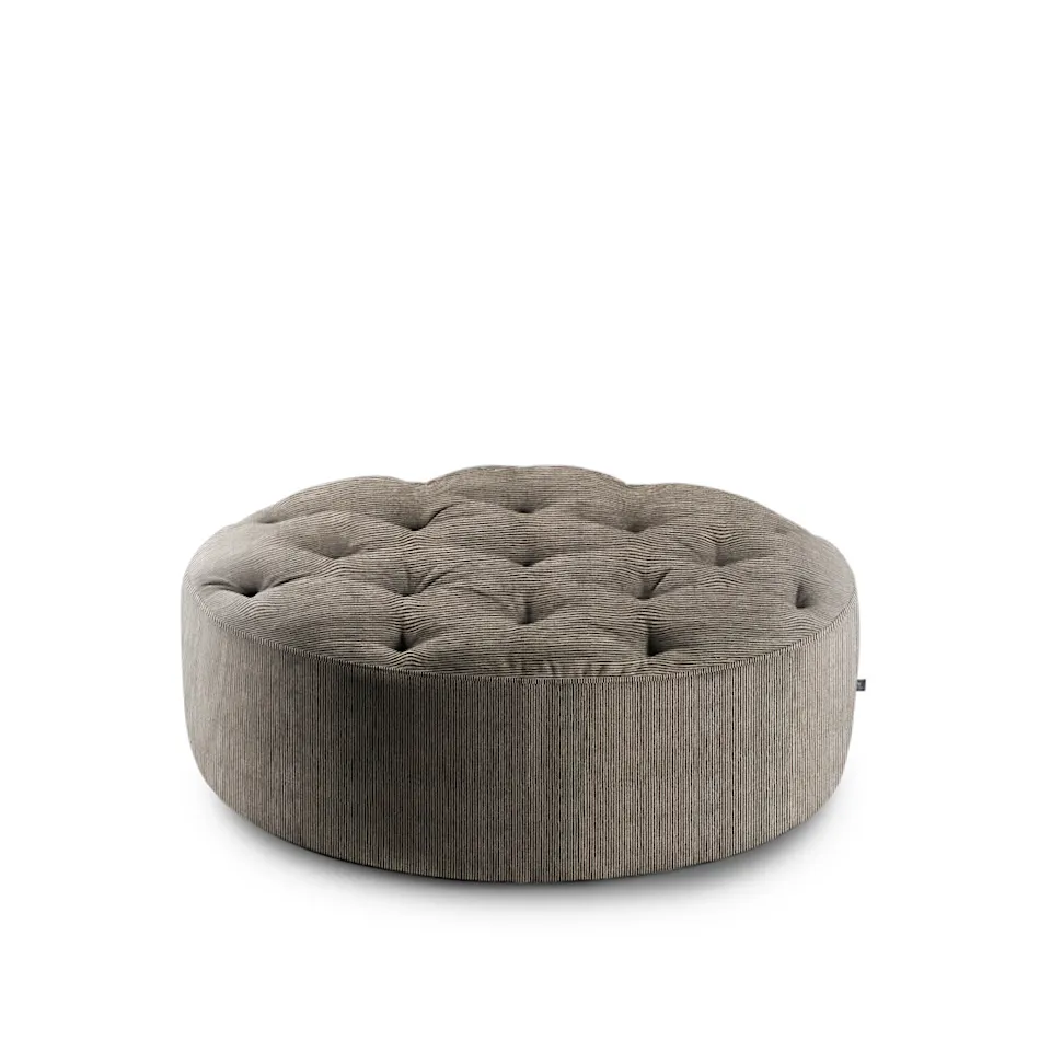 Wheel sittpuff flera knappar Ø 100 cm