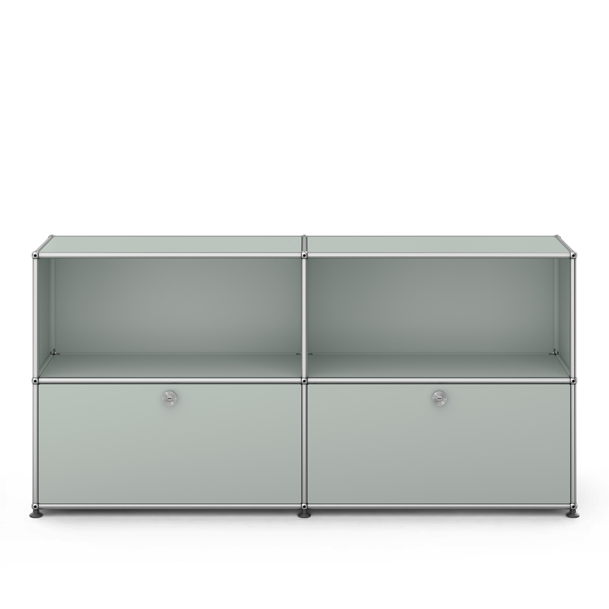 USM - USM Haller Sideboard C2 Light Gray - Skänkar och sideboards - Fritz Haller & Paul Schärer - Grå | Möbler - Förvaring Och Hyllor - Skänkar Och Sideboards | Möbelexperten