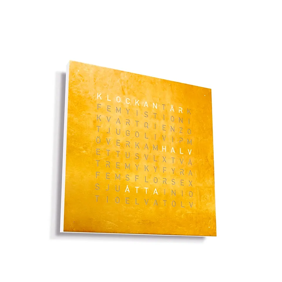 Qlocktwo Earth 45 Creator's Edition - Gold