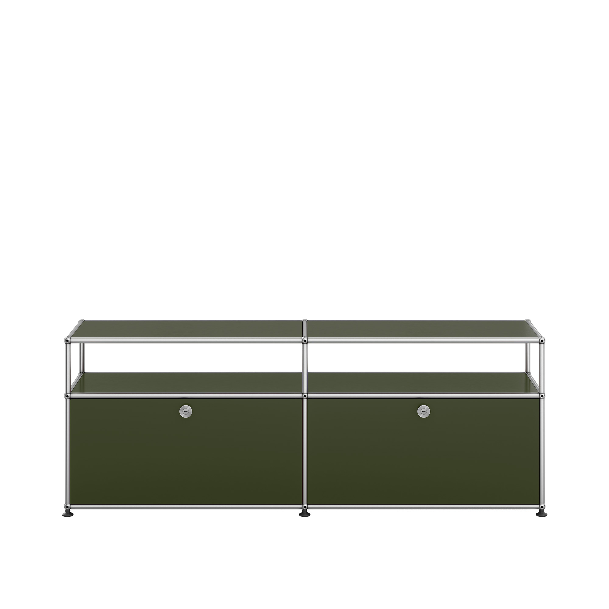 USM - USM Haller 42 Sideboard Olive Green - Fritz Haller,Paul Schärer - Grön - Metall