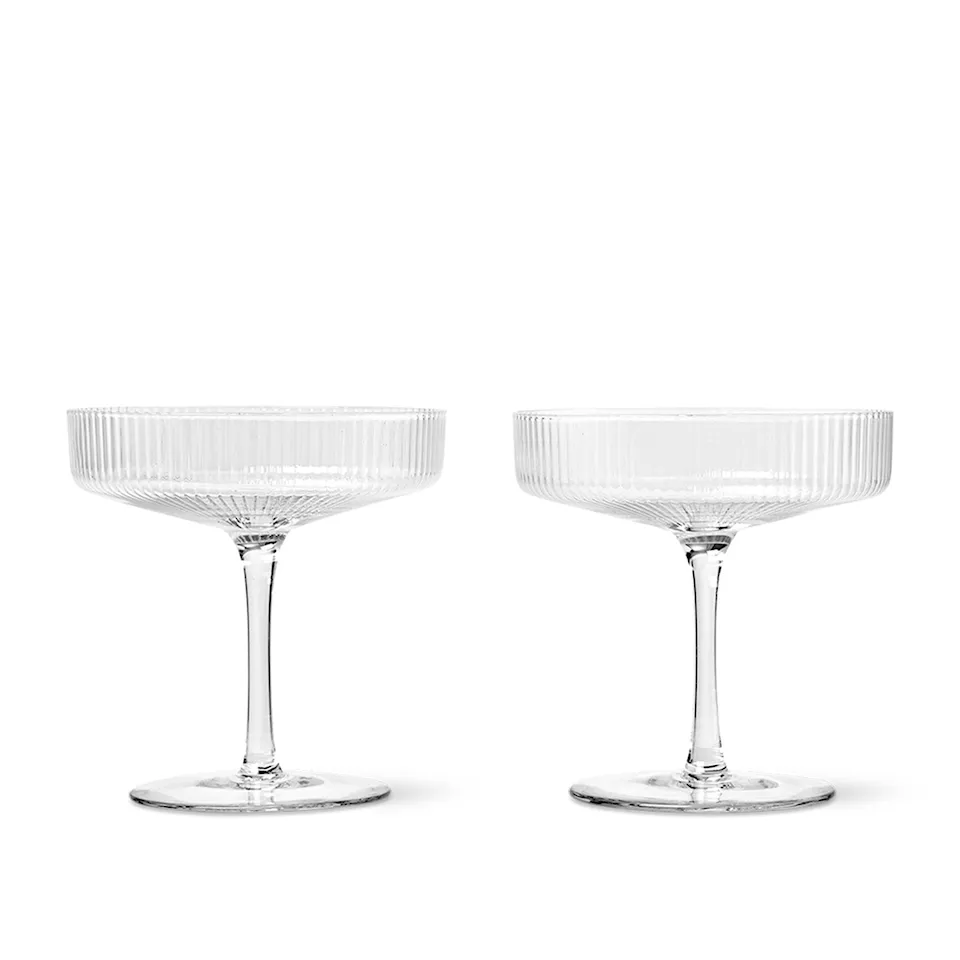 Ripple champagneglas 2-pack
