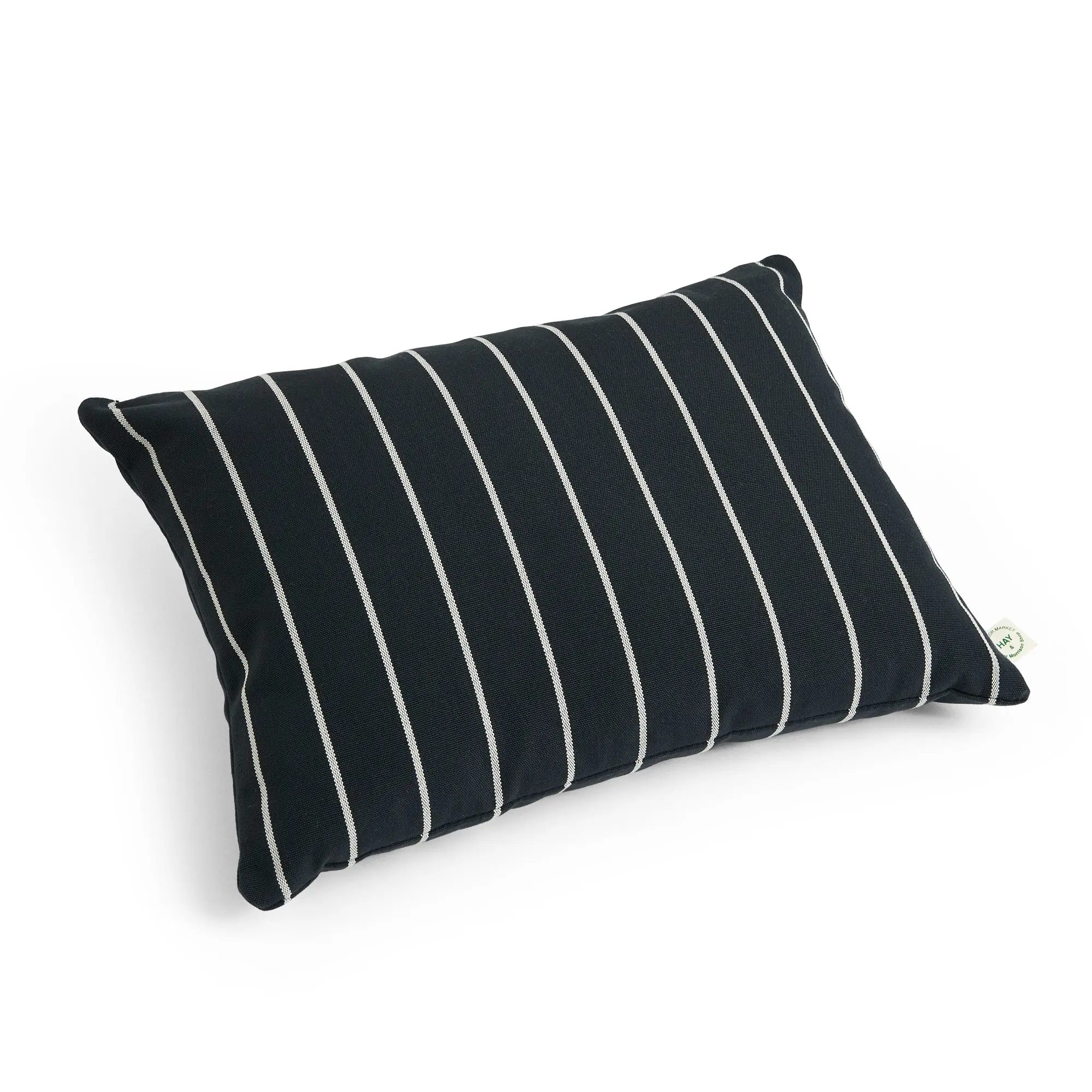 Outdoor Market Cushion 45 x 35 Beige with red stripe