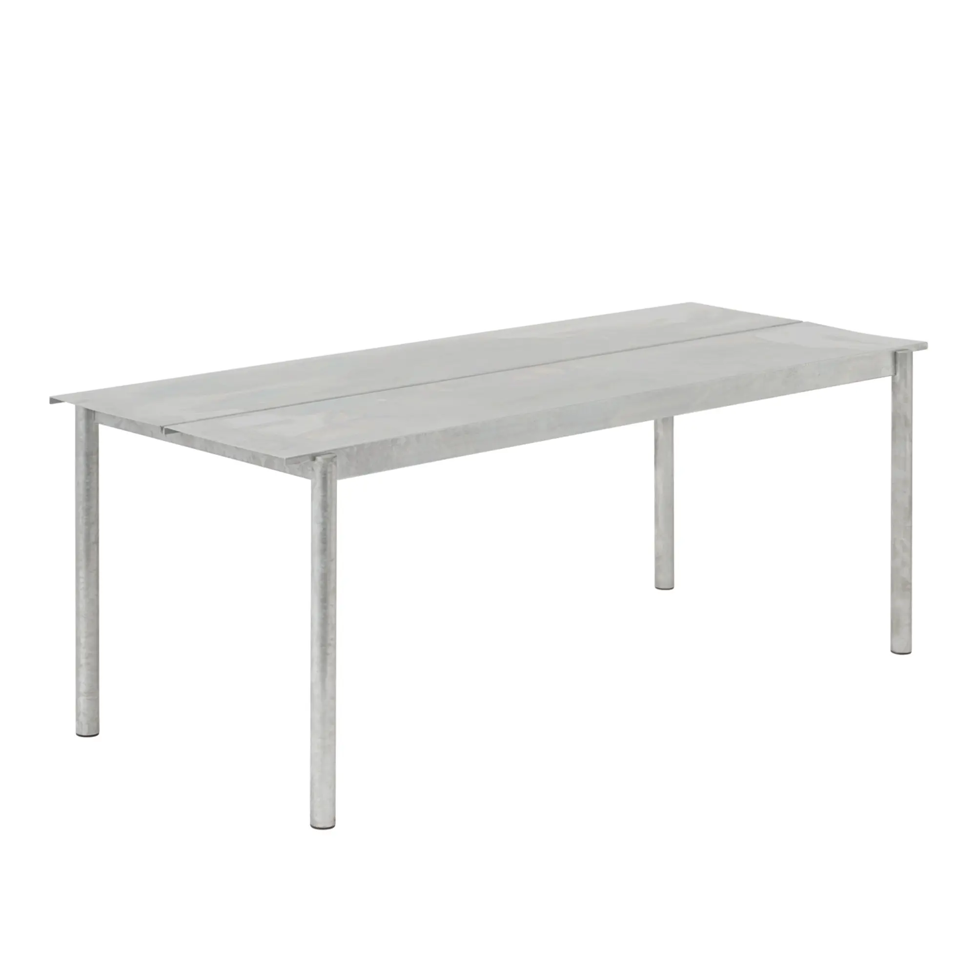 Linear steel table 200cm