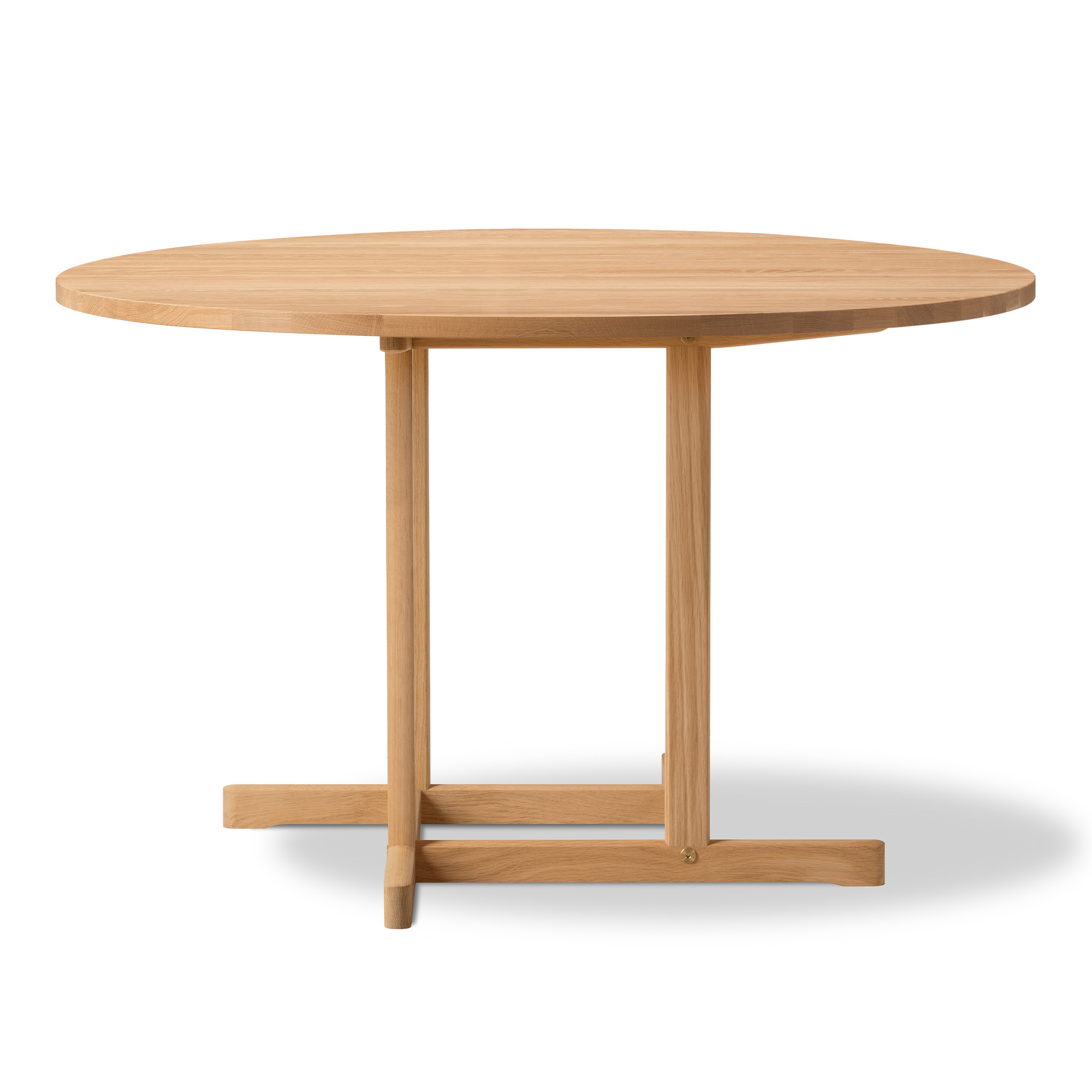Fredericia Furniture - BM80 Mogensen Shaker Table Ø120 cm - height 73 cm - Oak oil - Matbord - Børge Mogensen - Träfärgad - Trä