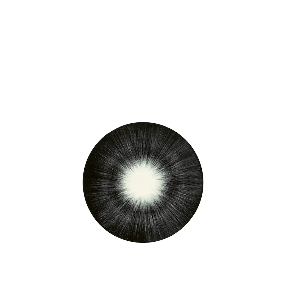 Plate Dé White/Black Var 5
