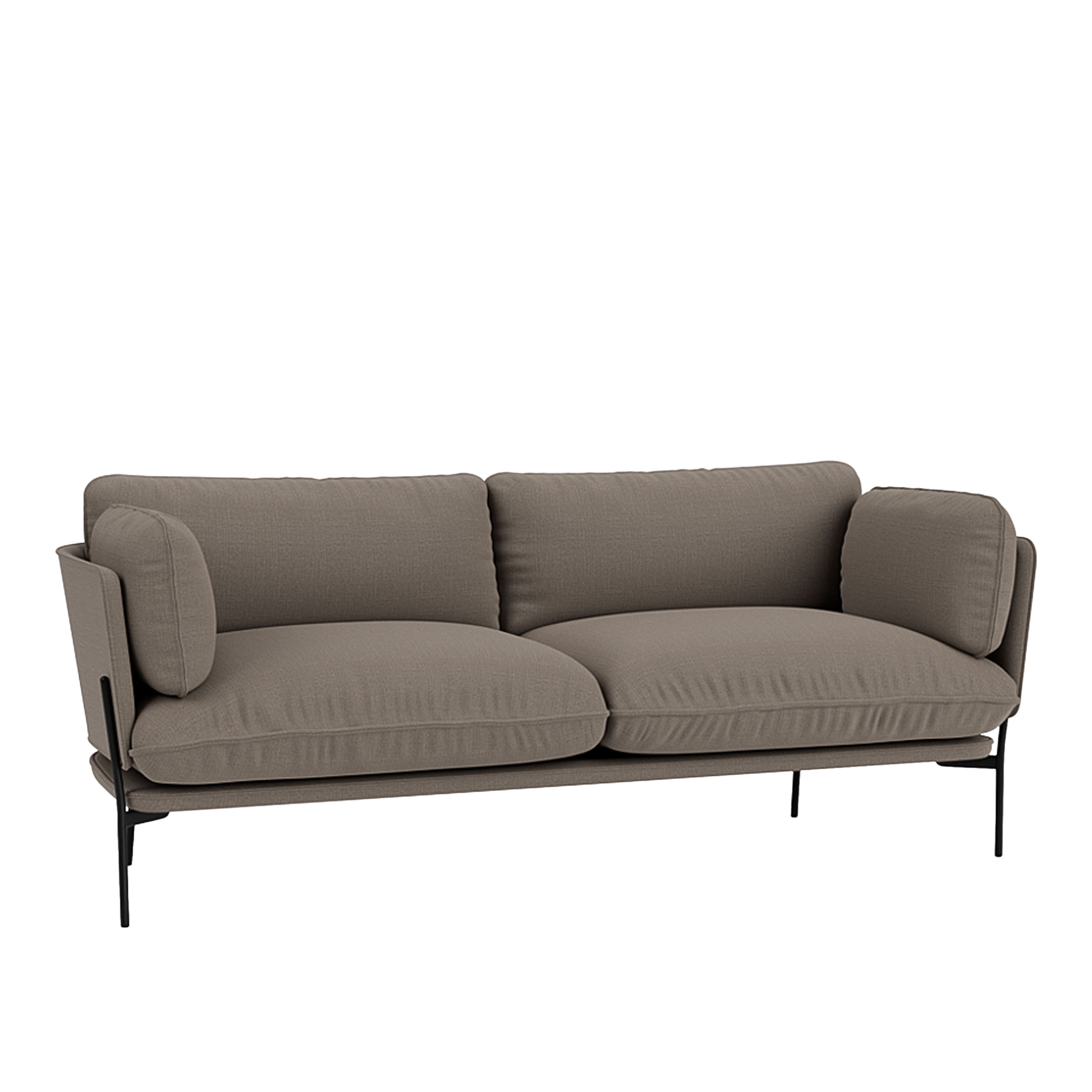 &Tradition - Cloud LN3.2 - Warm Black - Fabric cat.1 - Canvas 2 264 - Soffor - Luca Nichetto