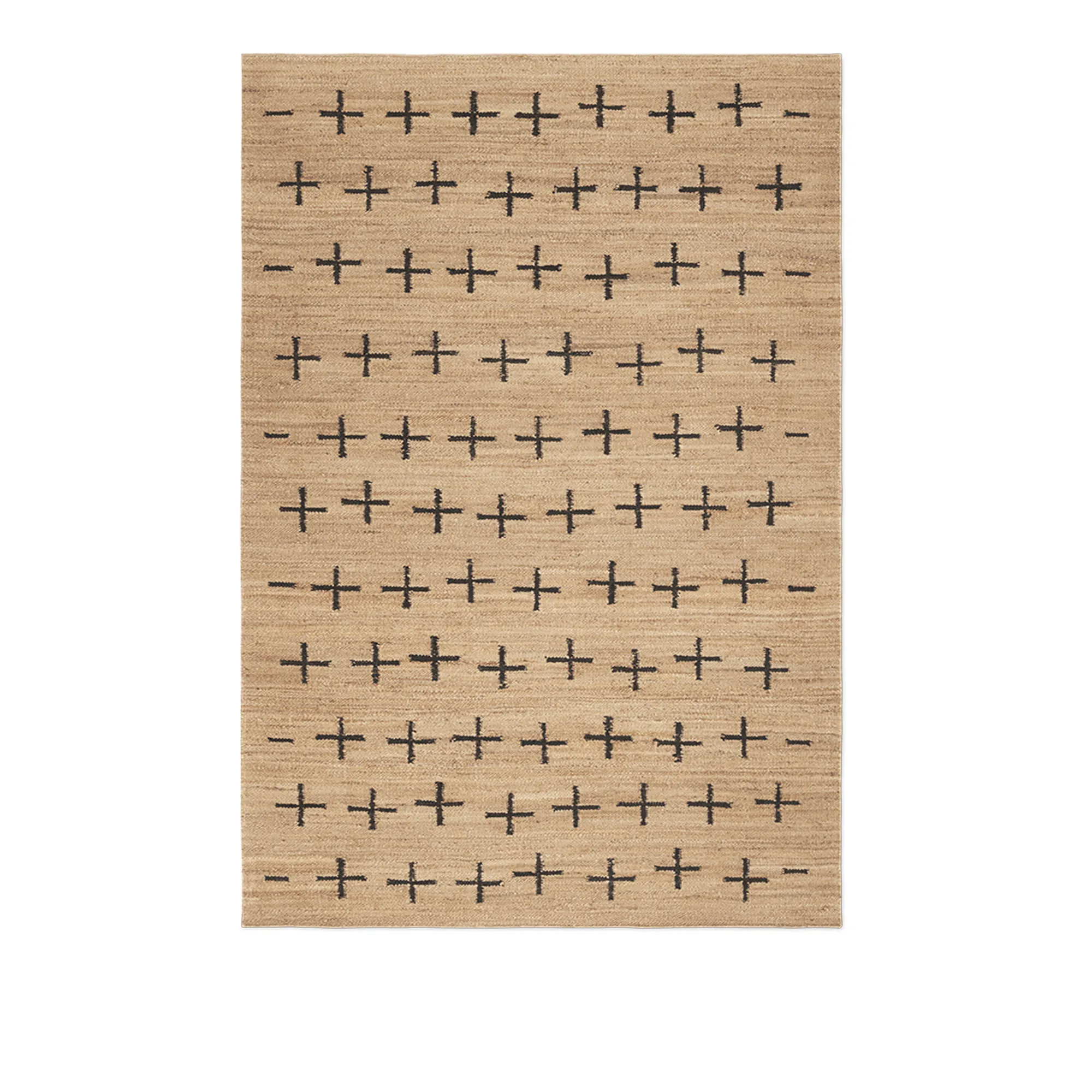 Jute Cross Black jutematta