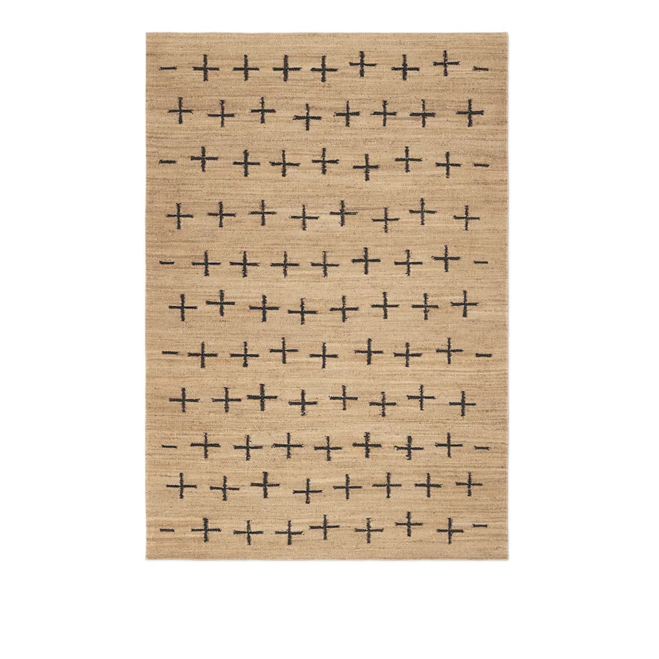 Jute Cross Black jutematta