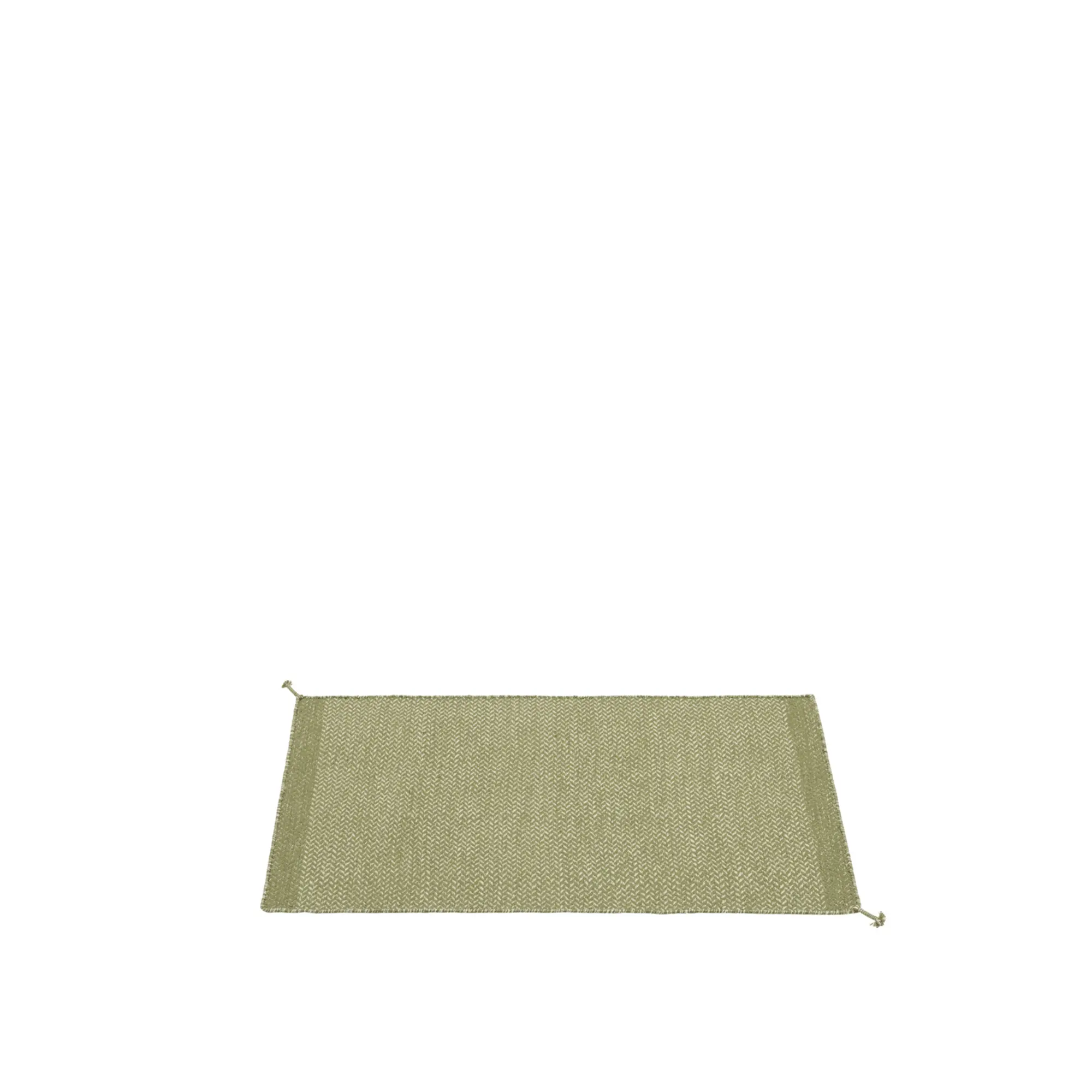 Ply rug recycled polyester moss green