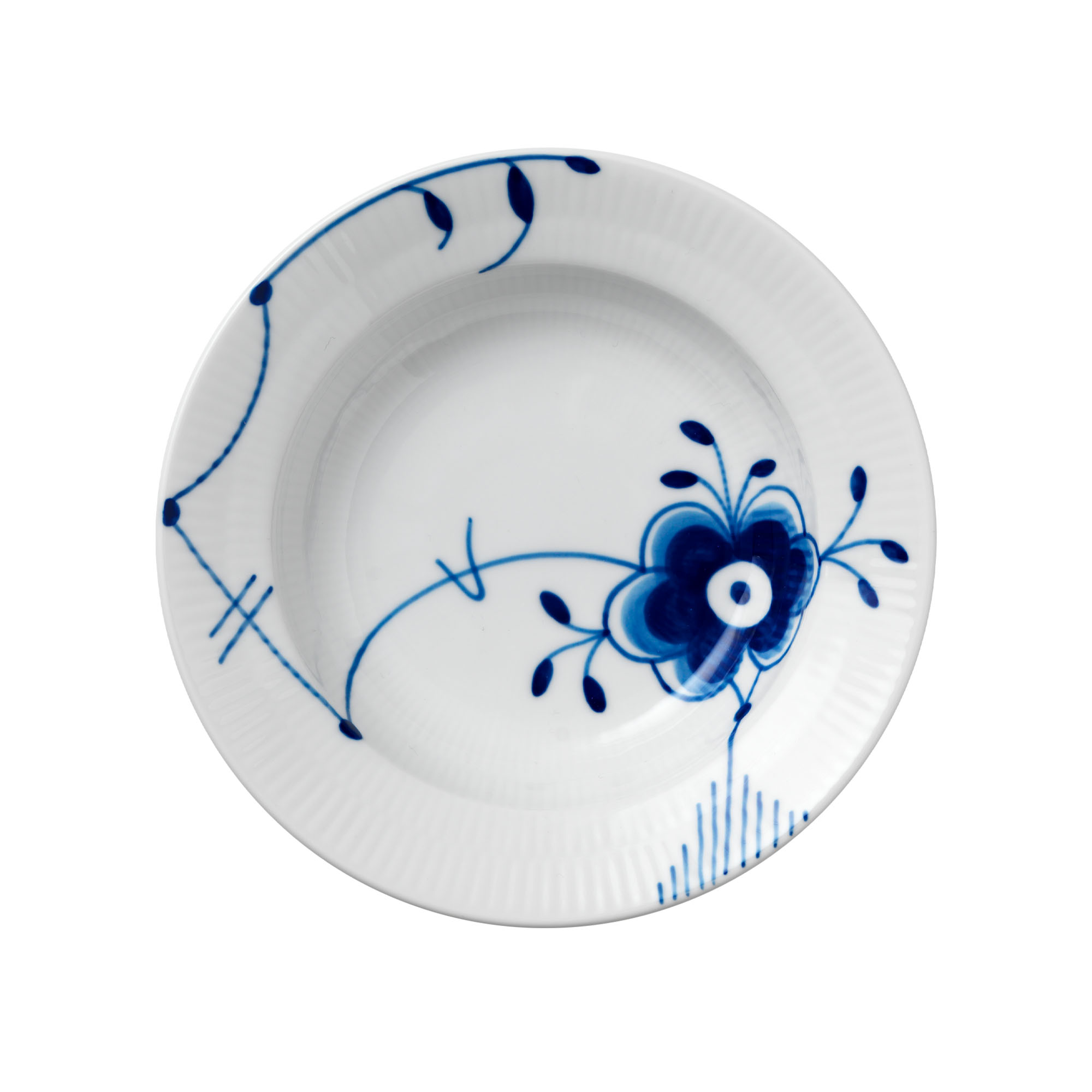 Bilde av Blue Fluted Mega dyp tallerken Diameter 17 cm