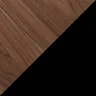 Matt Black/Lacquered Walnut