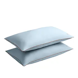 Percale Shirt Blue/Red örngott 2-pack