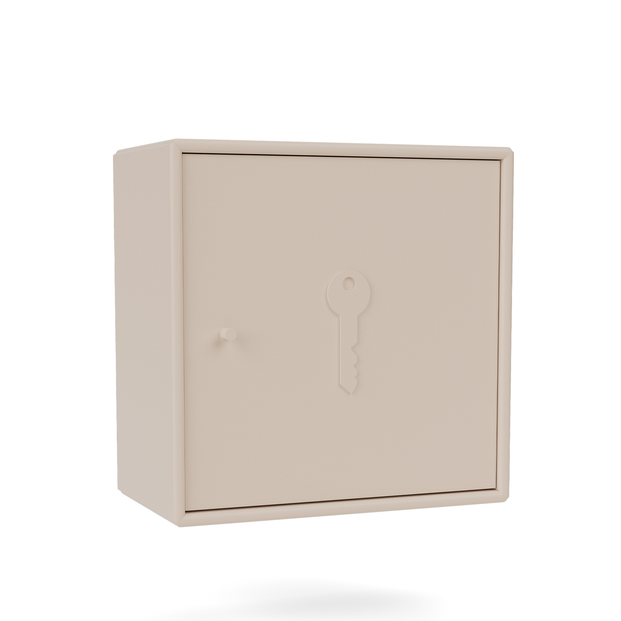 montana - unlock key cabinet 168-clay 04 suspension rails - skåp och vitrinskåp - peter j. lassen - beige - trä