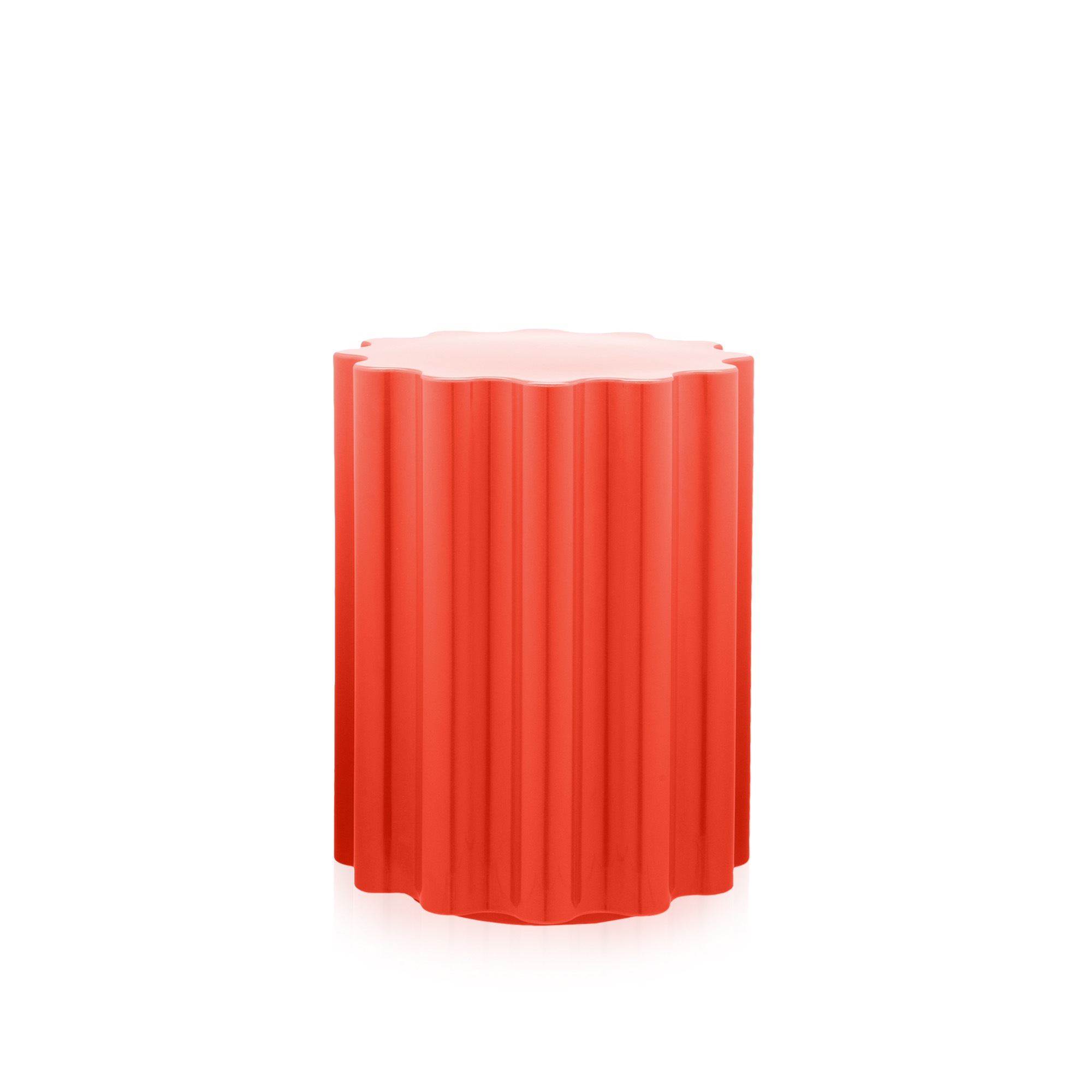 Kartell - Colonna Stool 8853, Red - Sittpallar - Ettore Sottsass - Röd - Plast