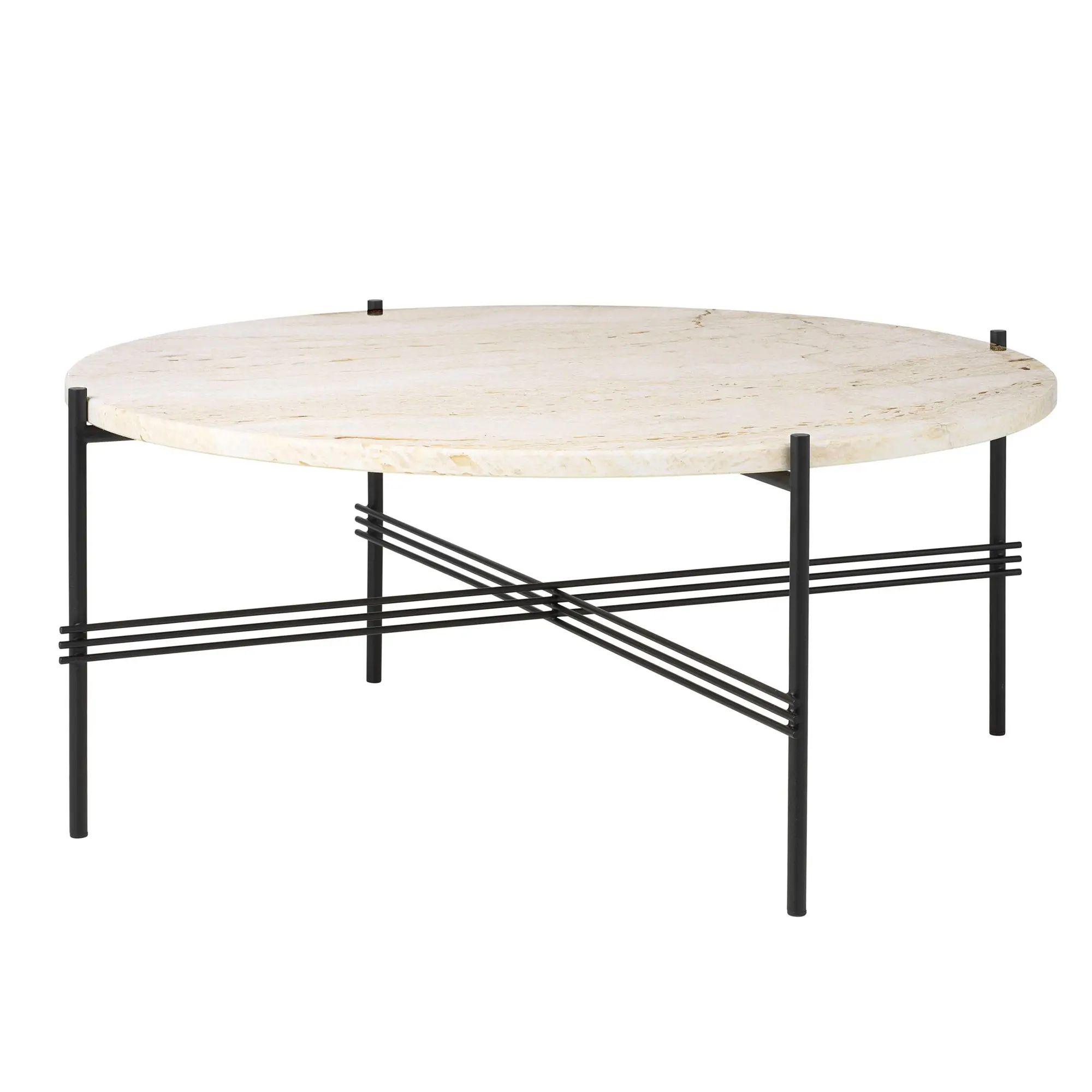 TS soffbord Ø80 cm svart