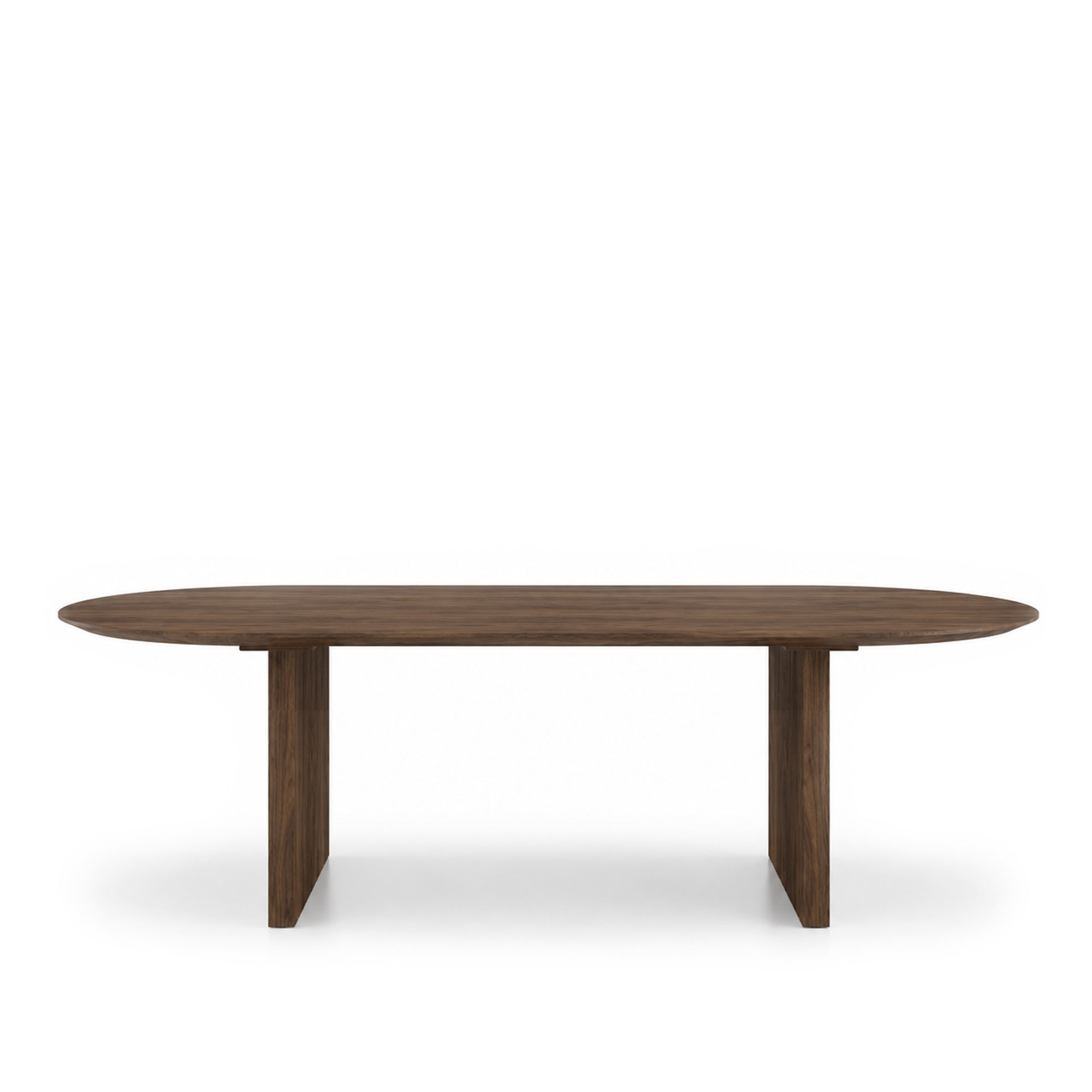 Dk3 - Ten Table Oval L200 x W95 x H72 cm Max 2 extension leaves Walnut - oil - Matbord - Christian Troels and Jacob Plejdrup - Brun - Trä | Möbler - Bord - Matbord | Möbelexperten
