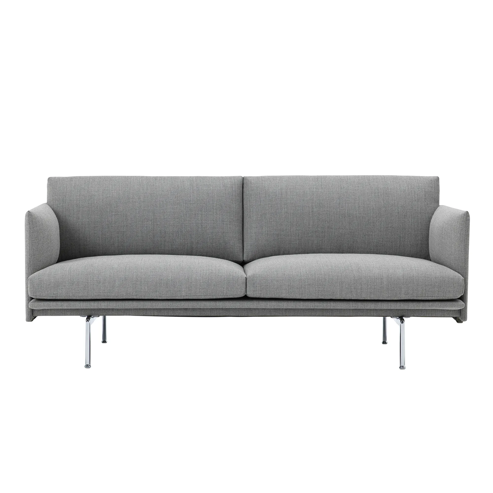 Outline 2-Seater / Polished Aluminium Base