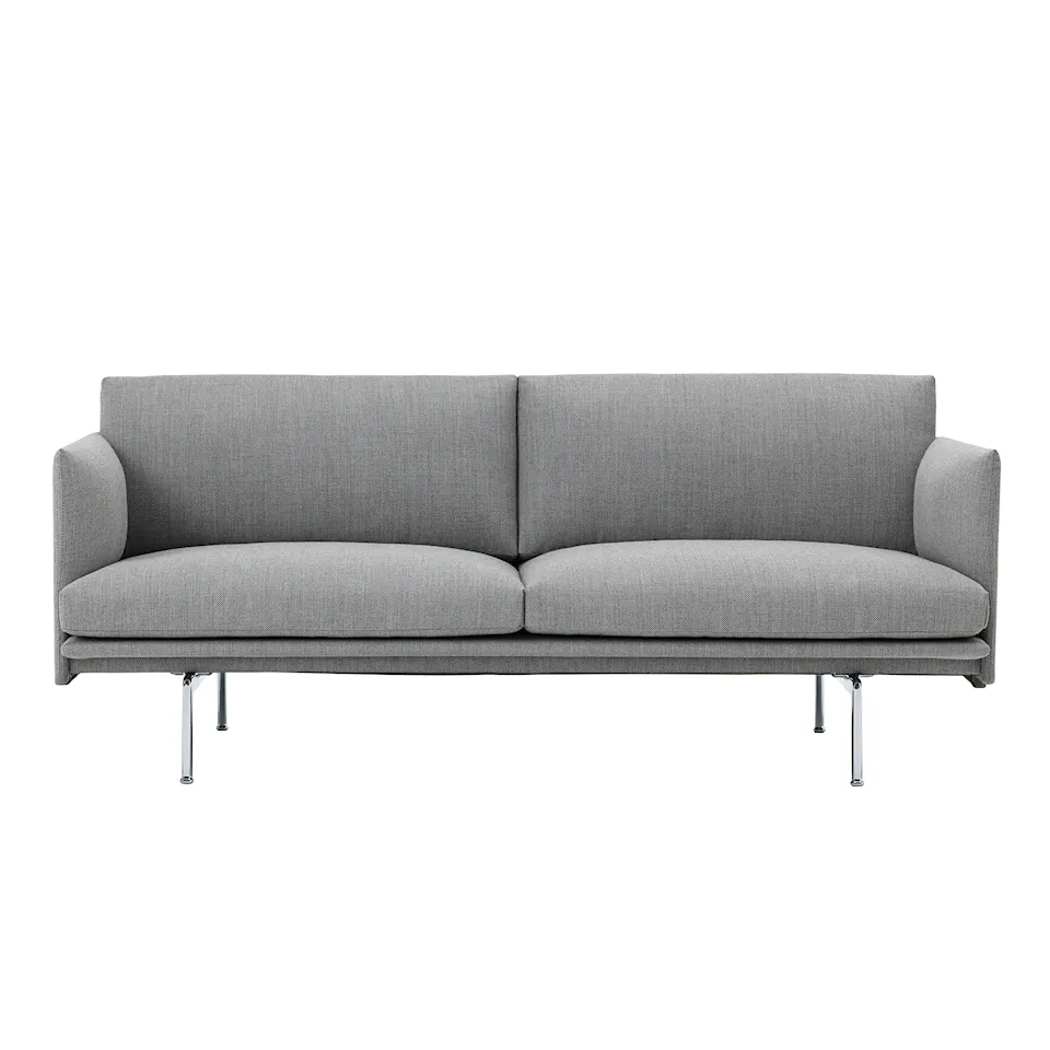 Outline 2-Seater / Polished Aluminium Base