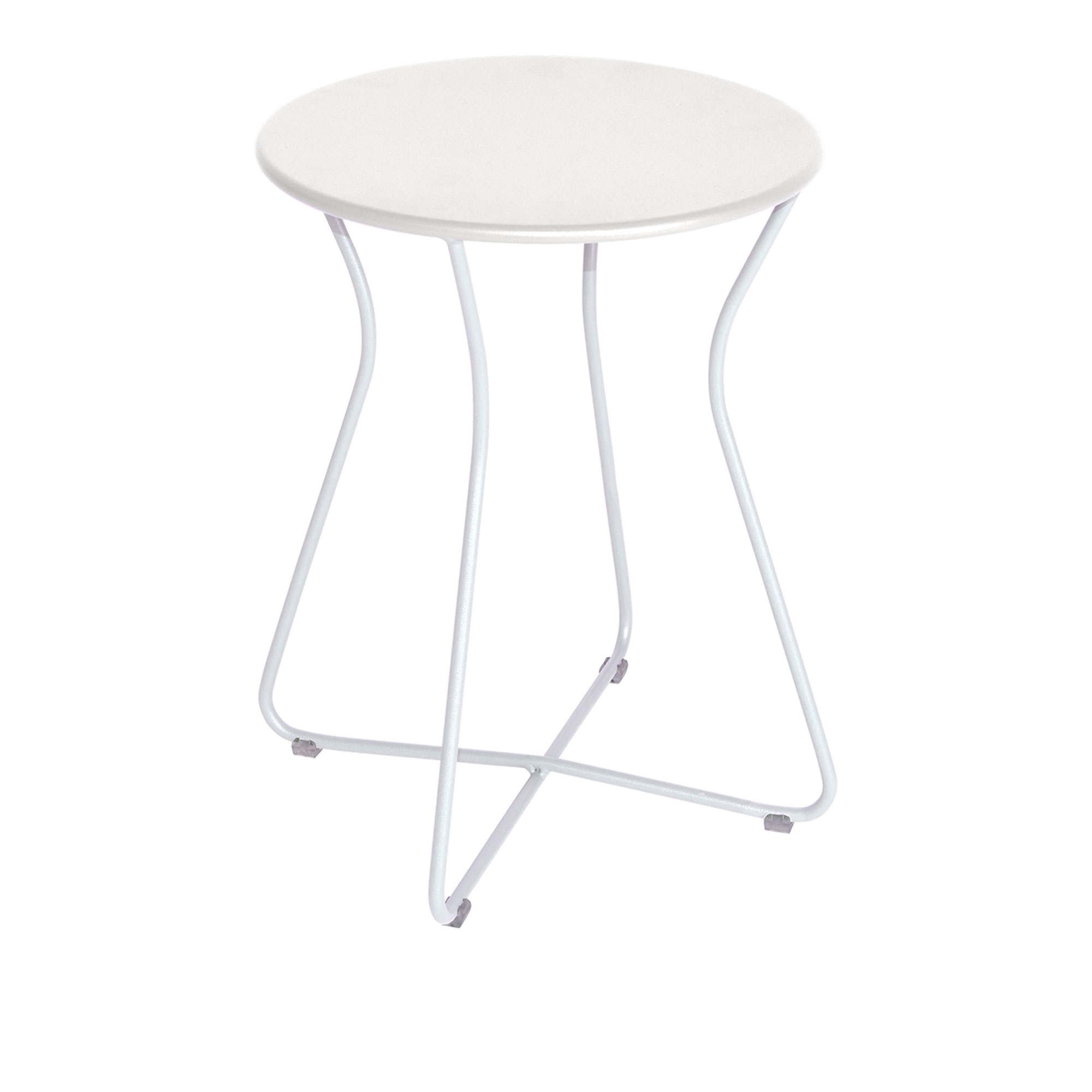 Fermob - Cocotte Stool Cotton White - Utomhuspallar och puffar - Studio Fermob - Vit - Metall