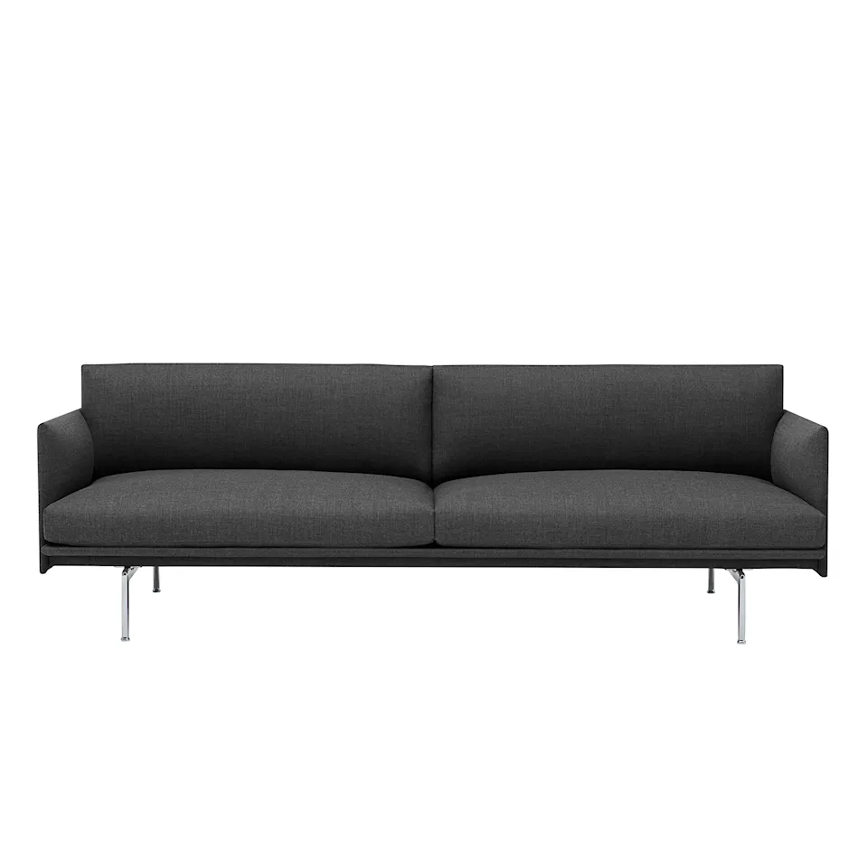 Outline 3-Seater / Polished Aluminium Base