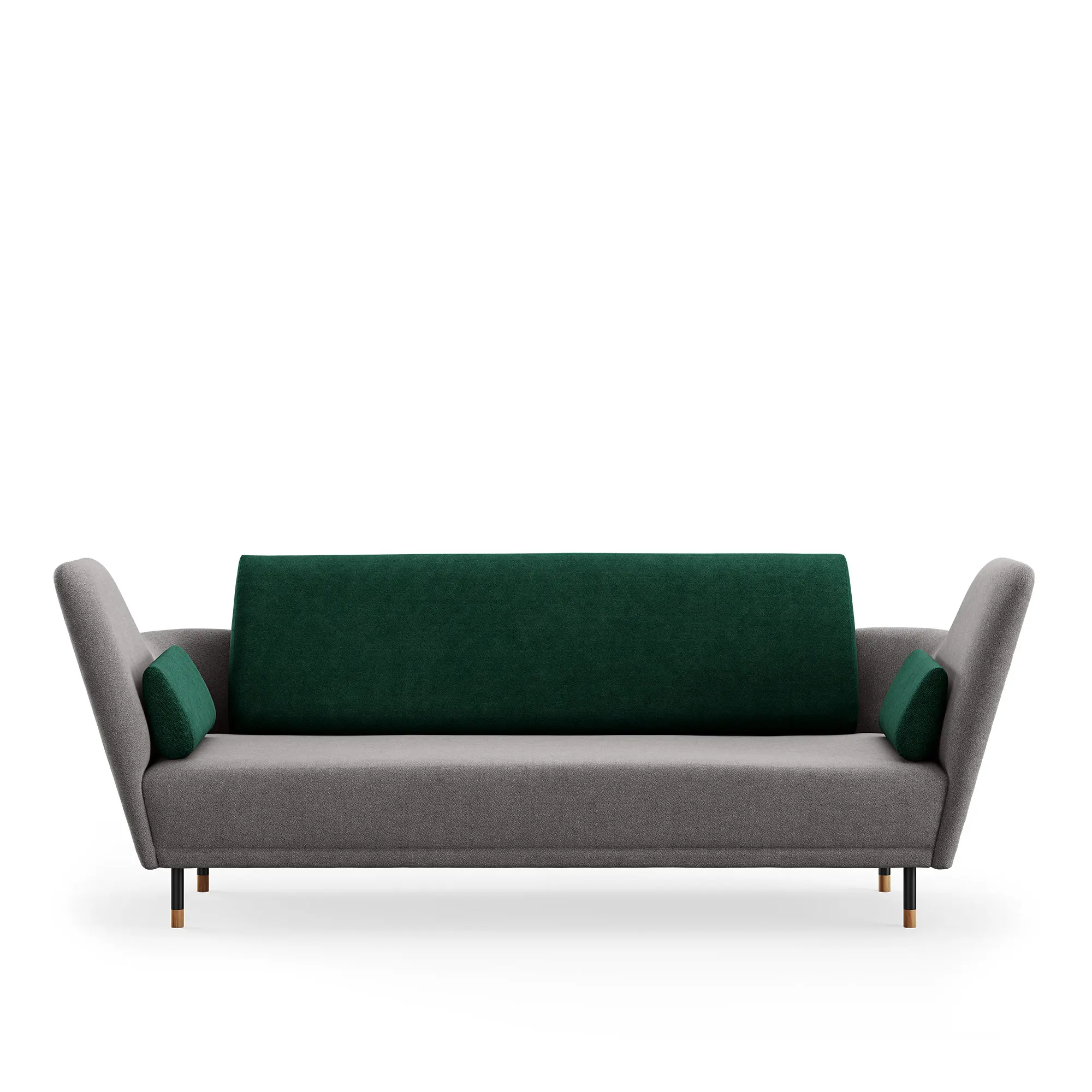 57 soffa Brownished Steel/Dark oiled oak