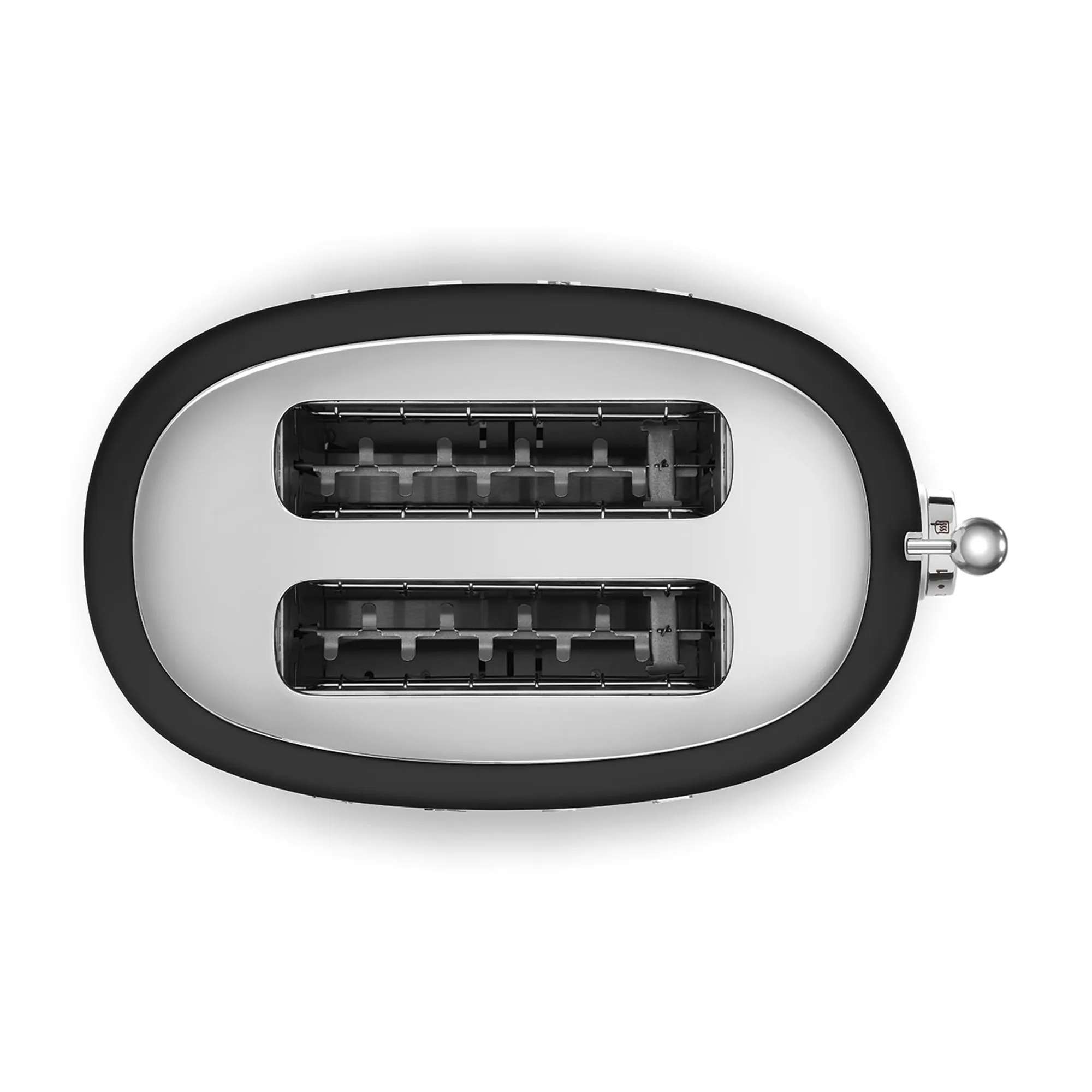 Smeg 2 Slice Toaster Matt Black