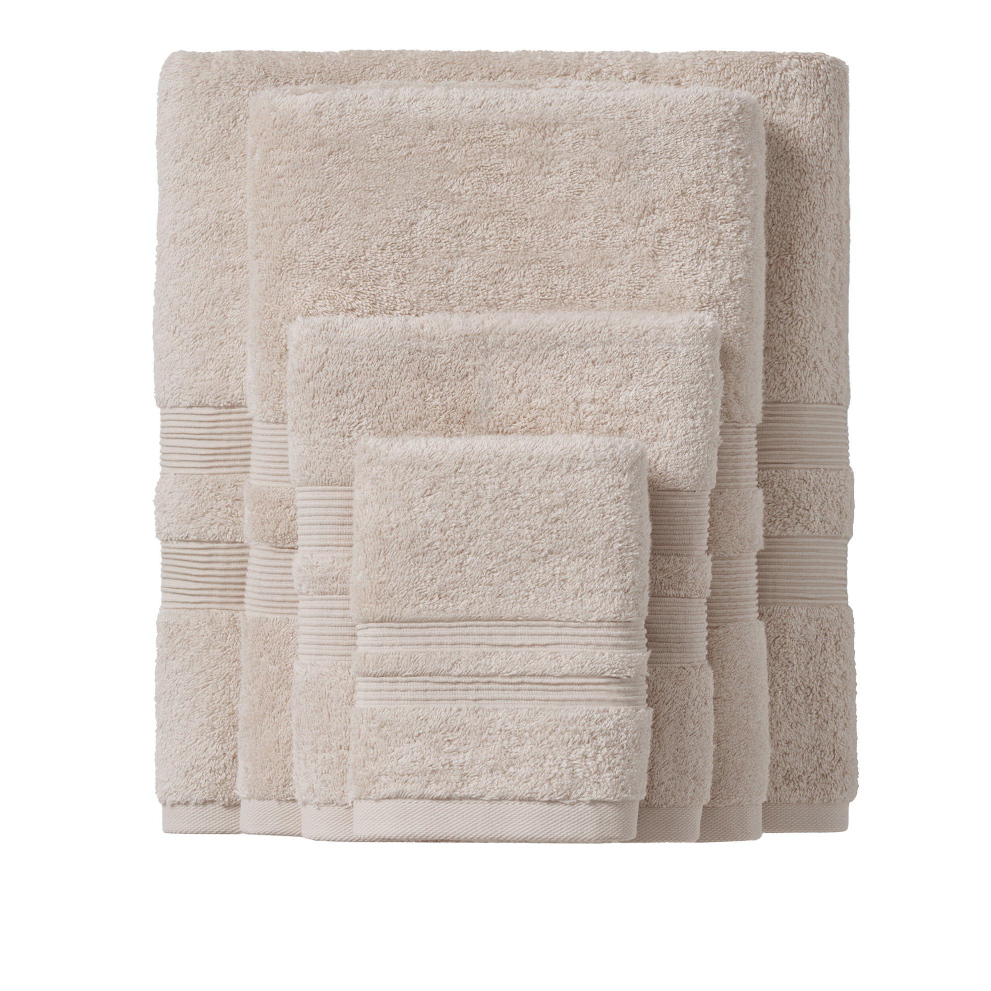 Mille Notti - Fontana Handduk EKO, Ivory, 70x140 - Håndklær og badehåndklær - Beige