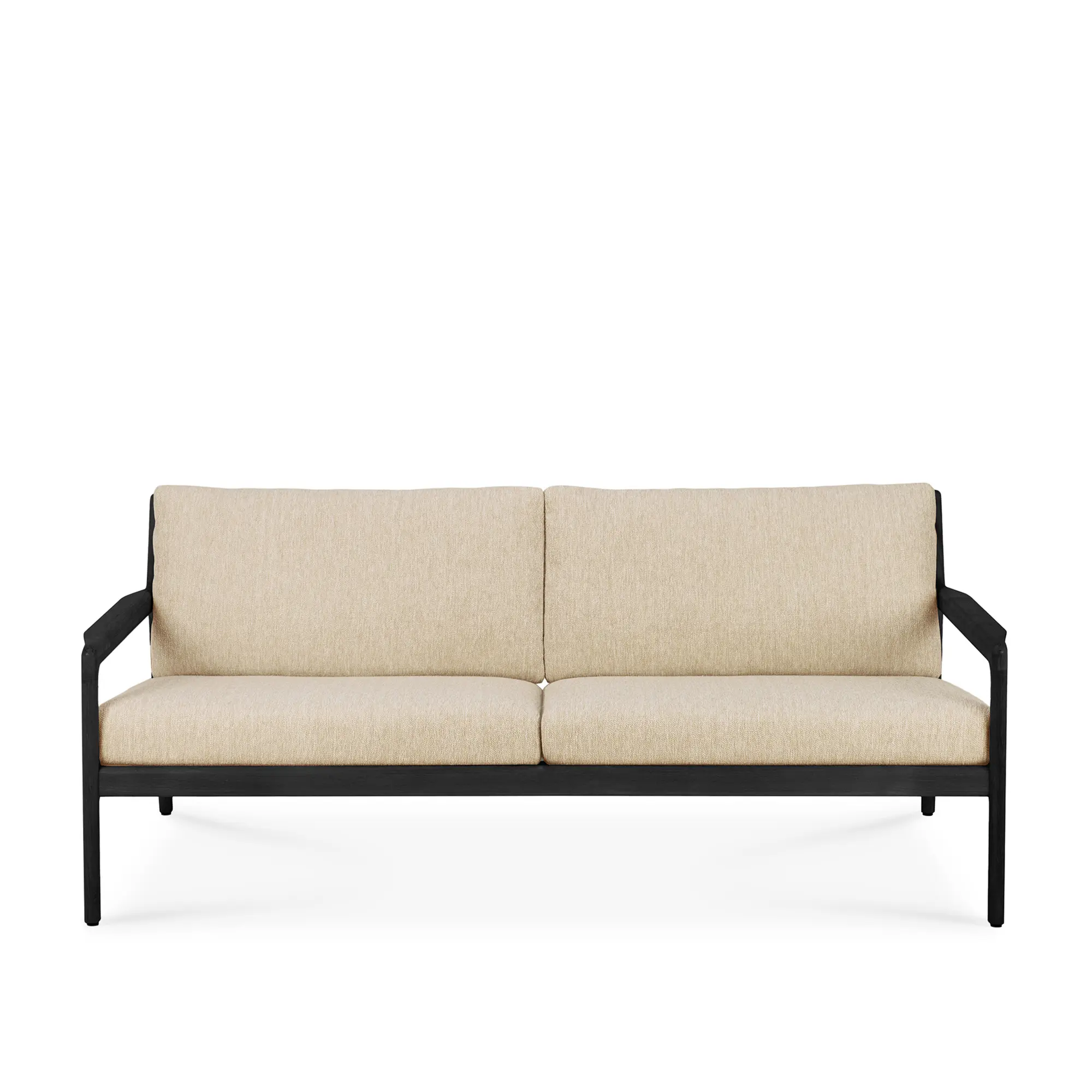 Jack Outdoor Sofa 2-seater Black Teak