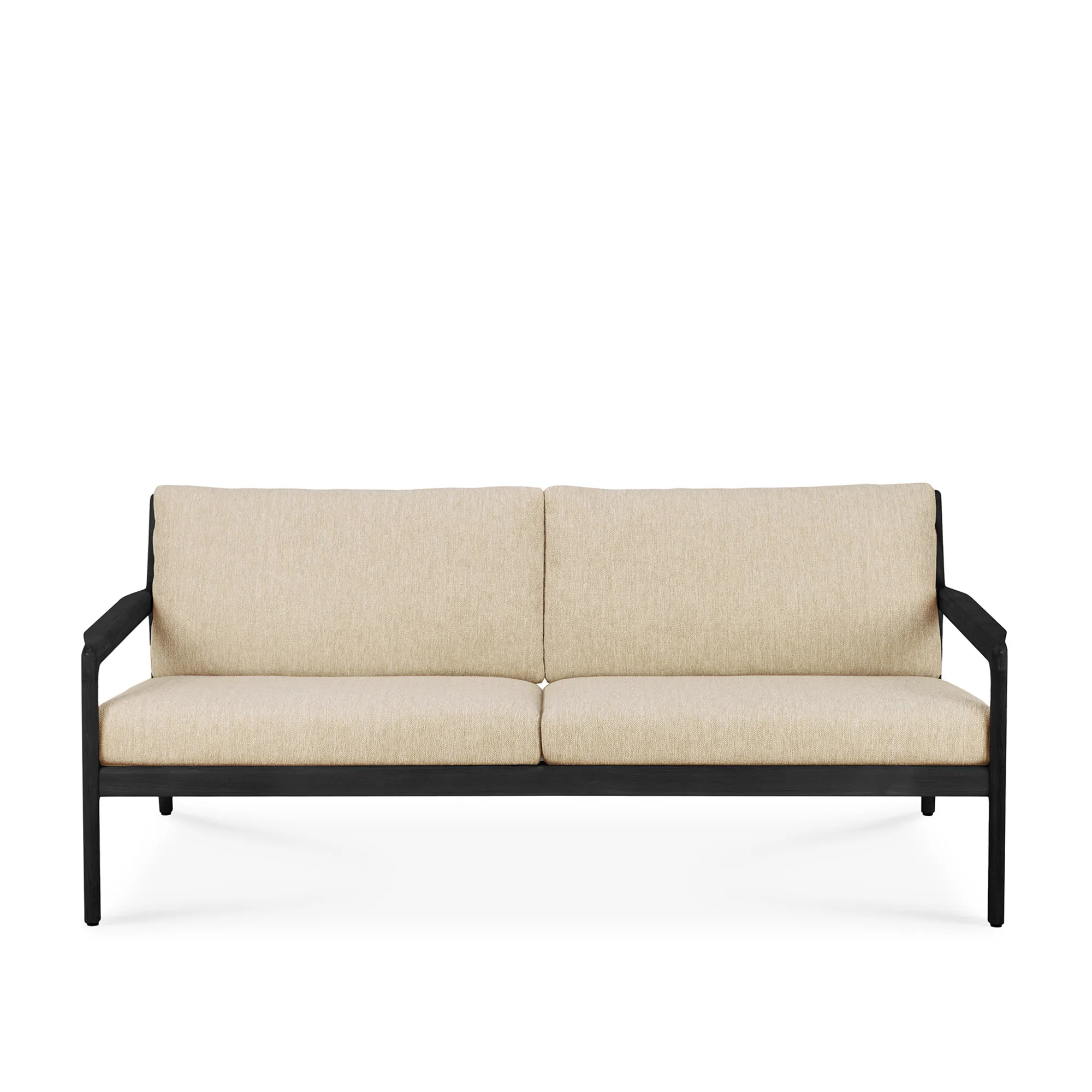 Jack Outdoor Sofa 2-seater Black Teak