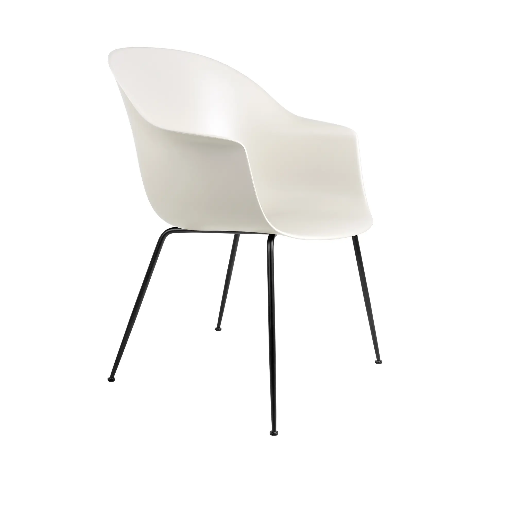 Bat matstol Alabaster White