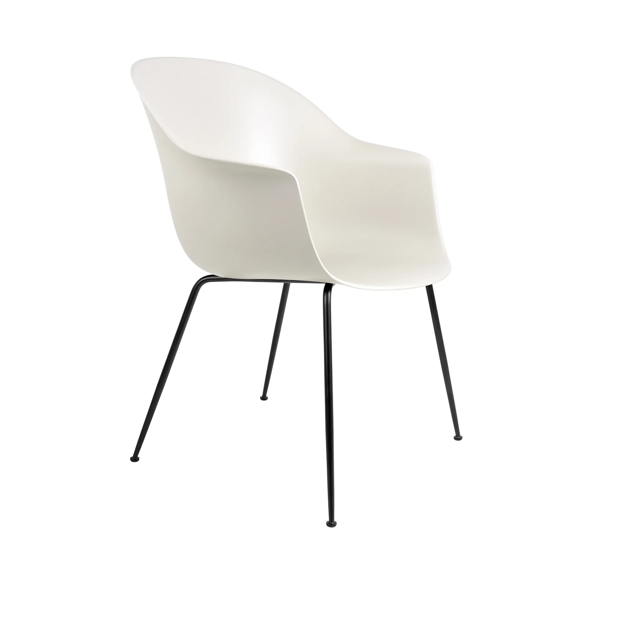 Bat matstol Alabaster White