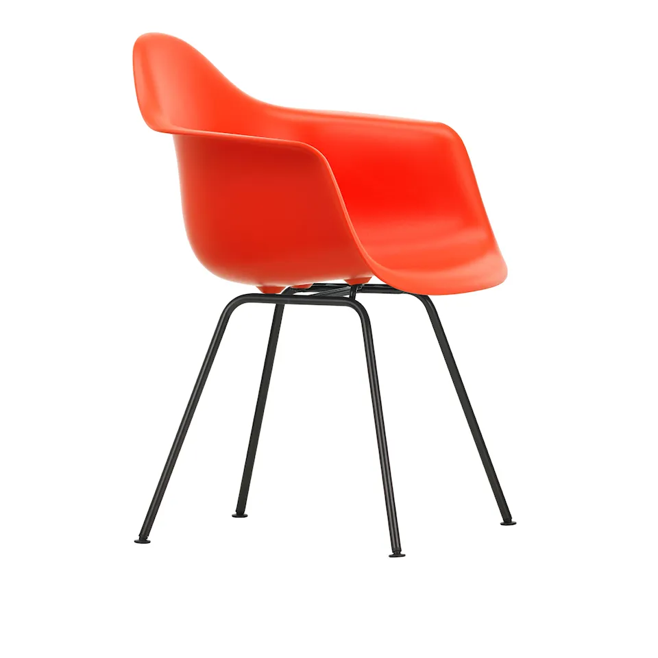 Eames RE Plastic Armchair DAX matstol Basic Dark