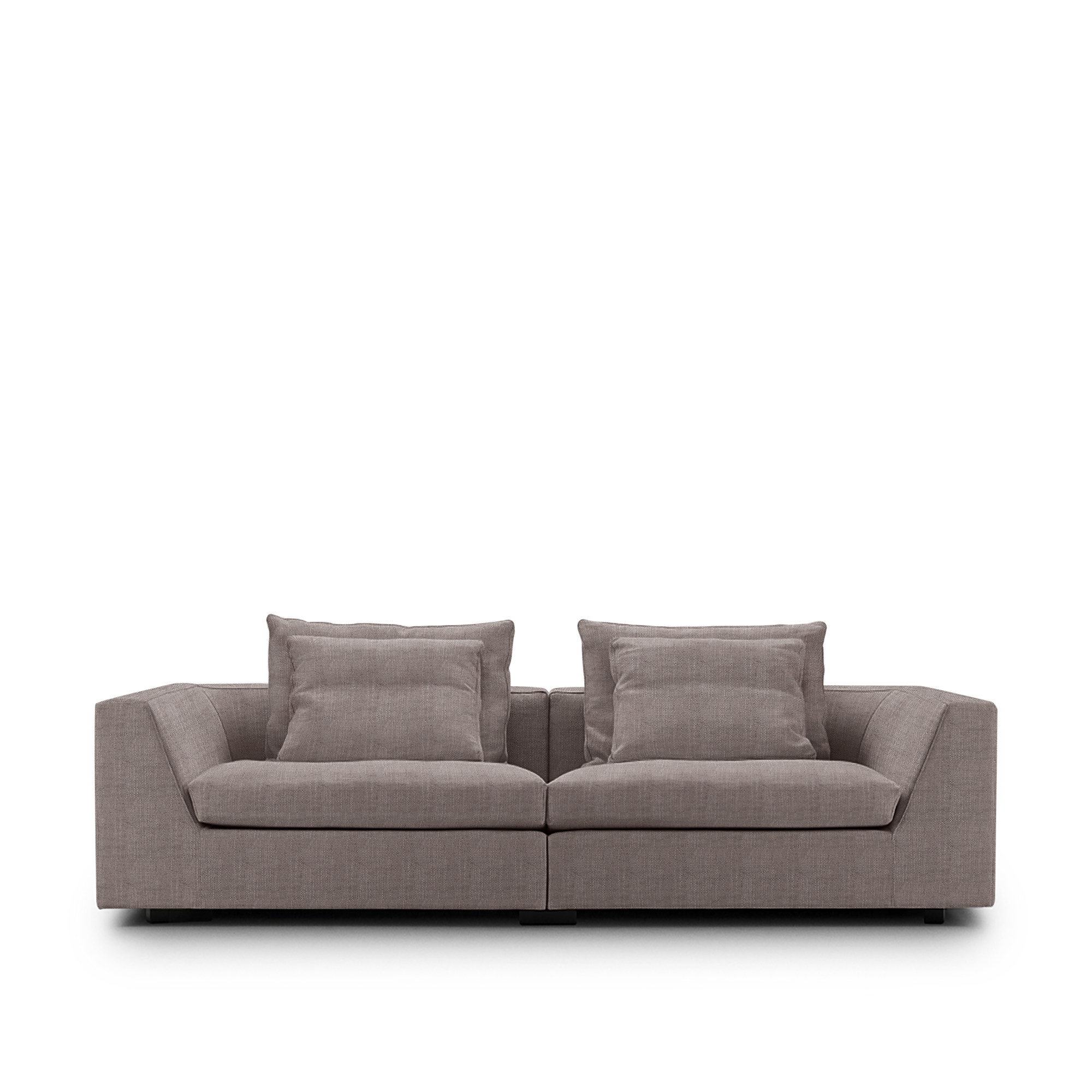 Eilersen - Chess 3-sits, Bredd: 230 cm, Tyg: Kat. 3 Cross 36 - Soffor - Jens Juul Eilersen - Brun