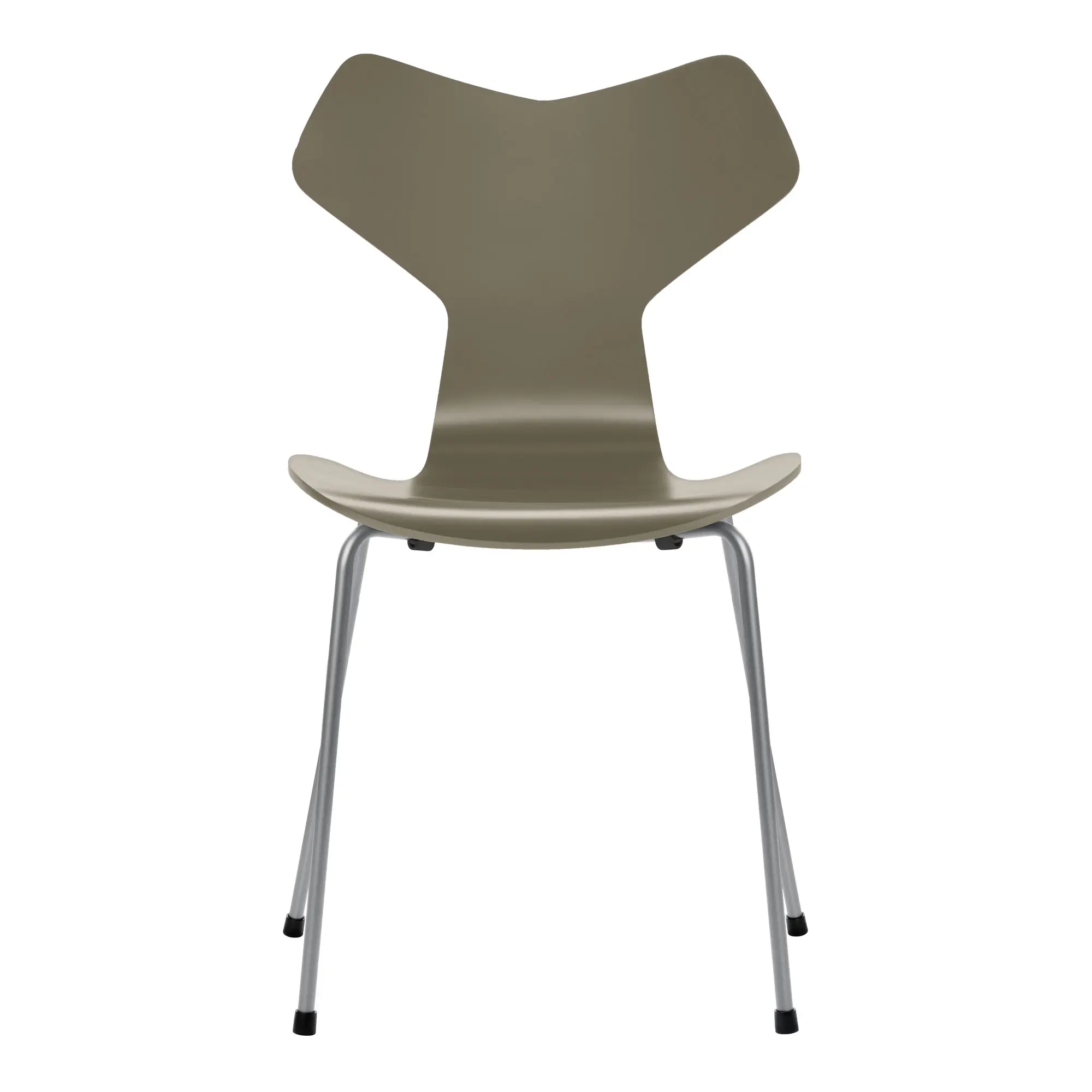 3130 Grand Prix stol Bøkfiner Silver Grey