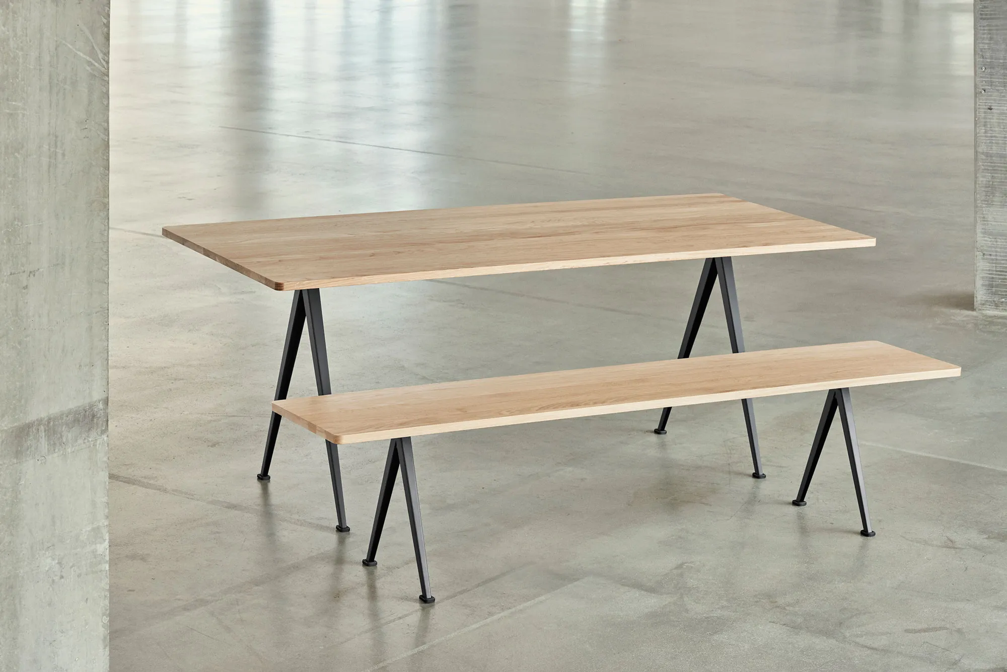Pyramid bänk 12 250 cm Beige