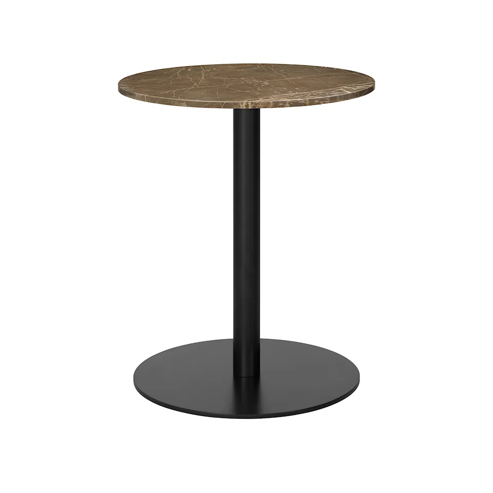 GUBI 1.0 matbord Ø60 cm svart
