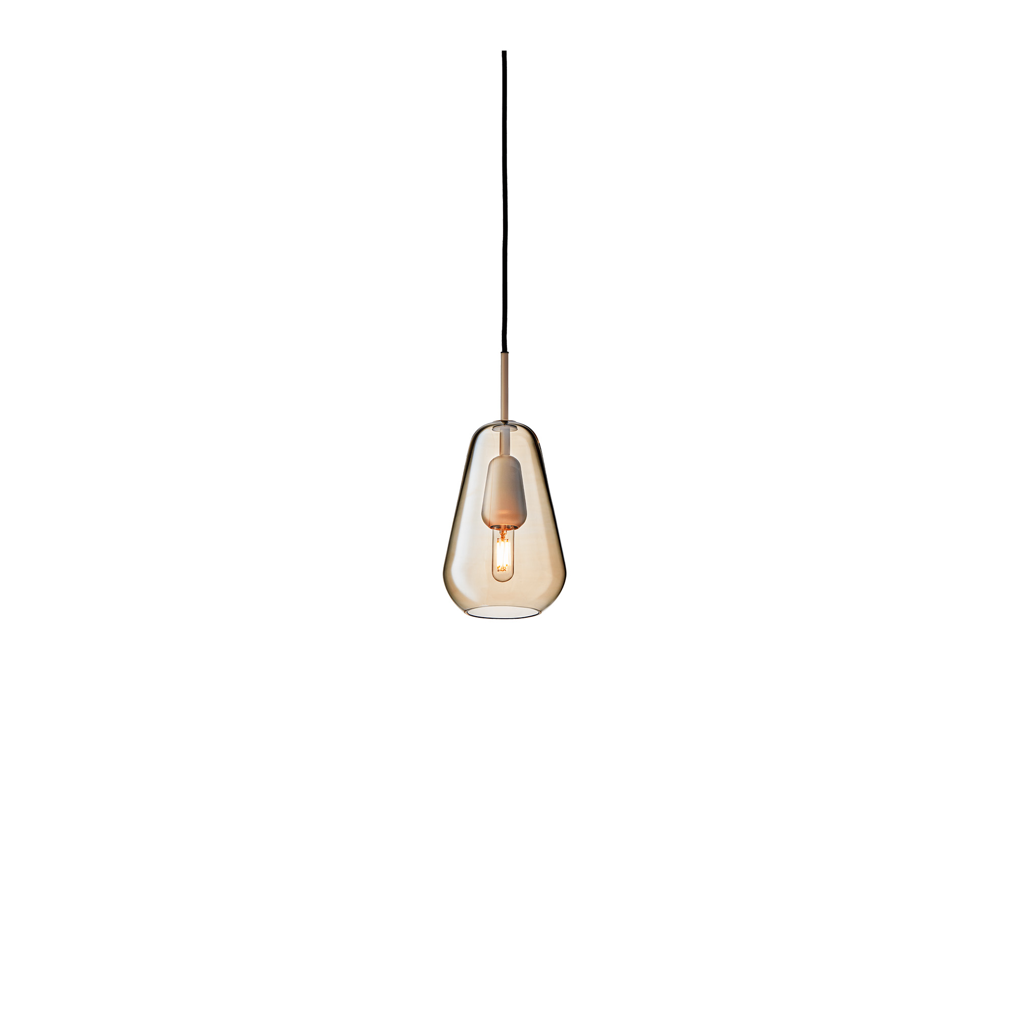 Nuura - Anoli 1 Small Nordic Gold/Gold - Pendellampor - Sofie Refer - Guld