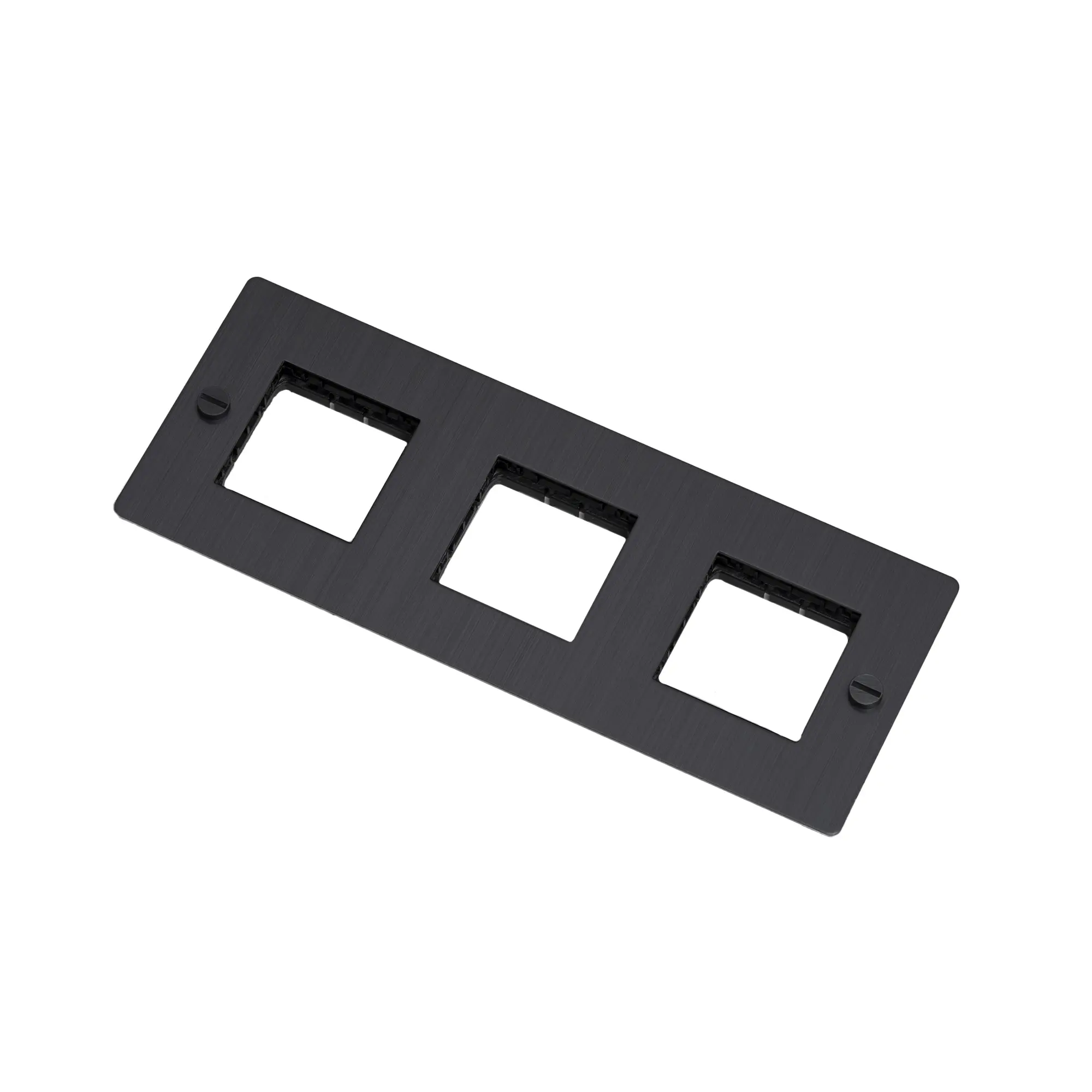 3G Wall Plate Horizontal No Infills
